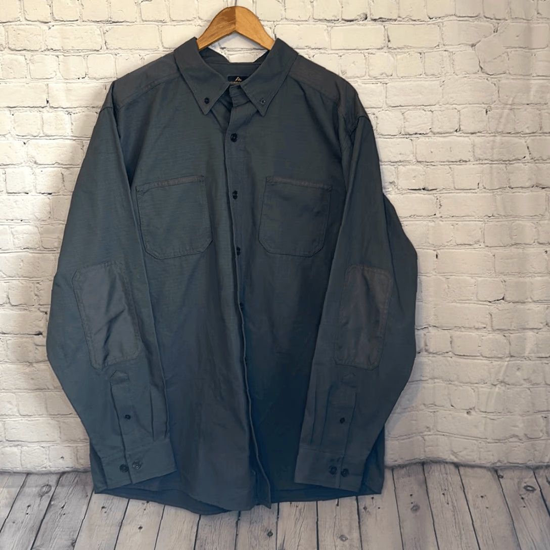 Vintage Ridgecut Shacket Shirt Jacket Grey XL Mens Size US XL / EU 56 / 4 - 2 Thumbnail