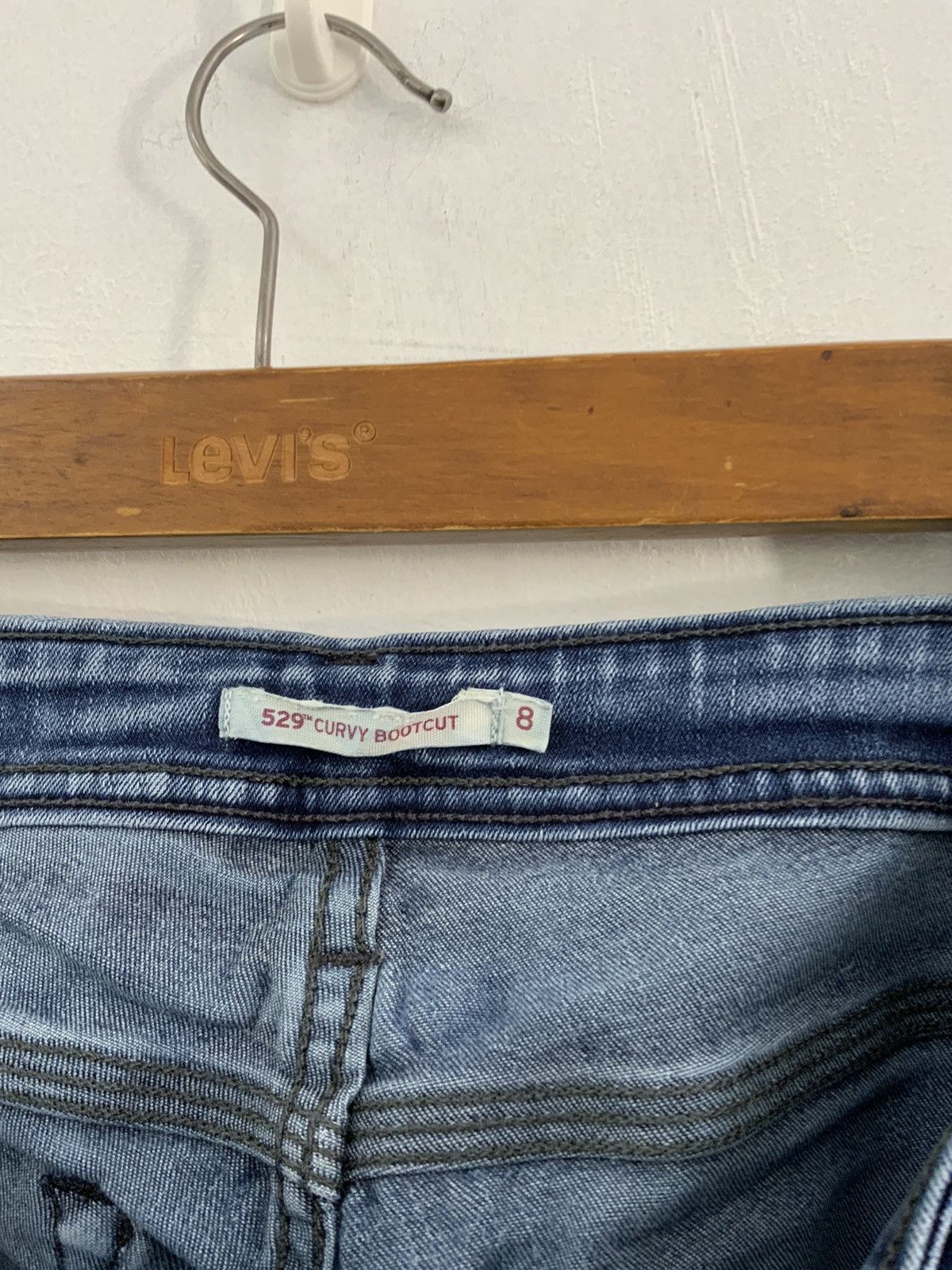 Levi's LEVI’S 529 Curvy Bootcut Archive Jeans Size 29" - 10 Thumbnail