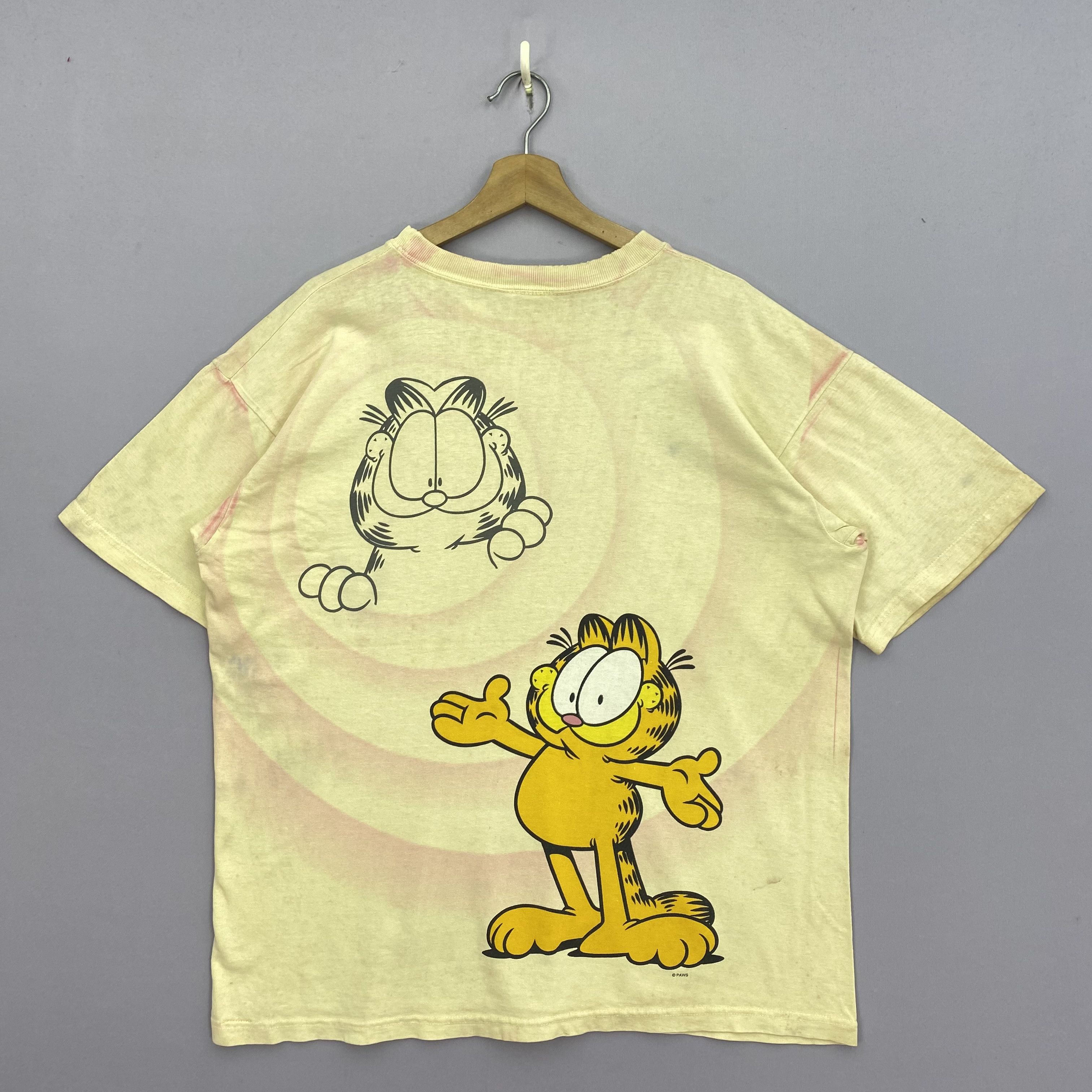 Cartoon Network Vintage 90s Garfield T-Shirt Cartoon Crewneck Tee GF10257 Size US S / EU 44-46 / 1 - 2 Thumbnail