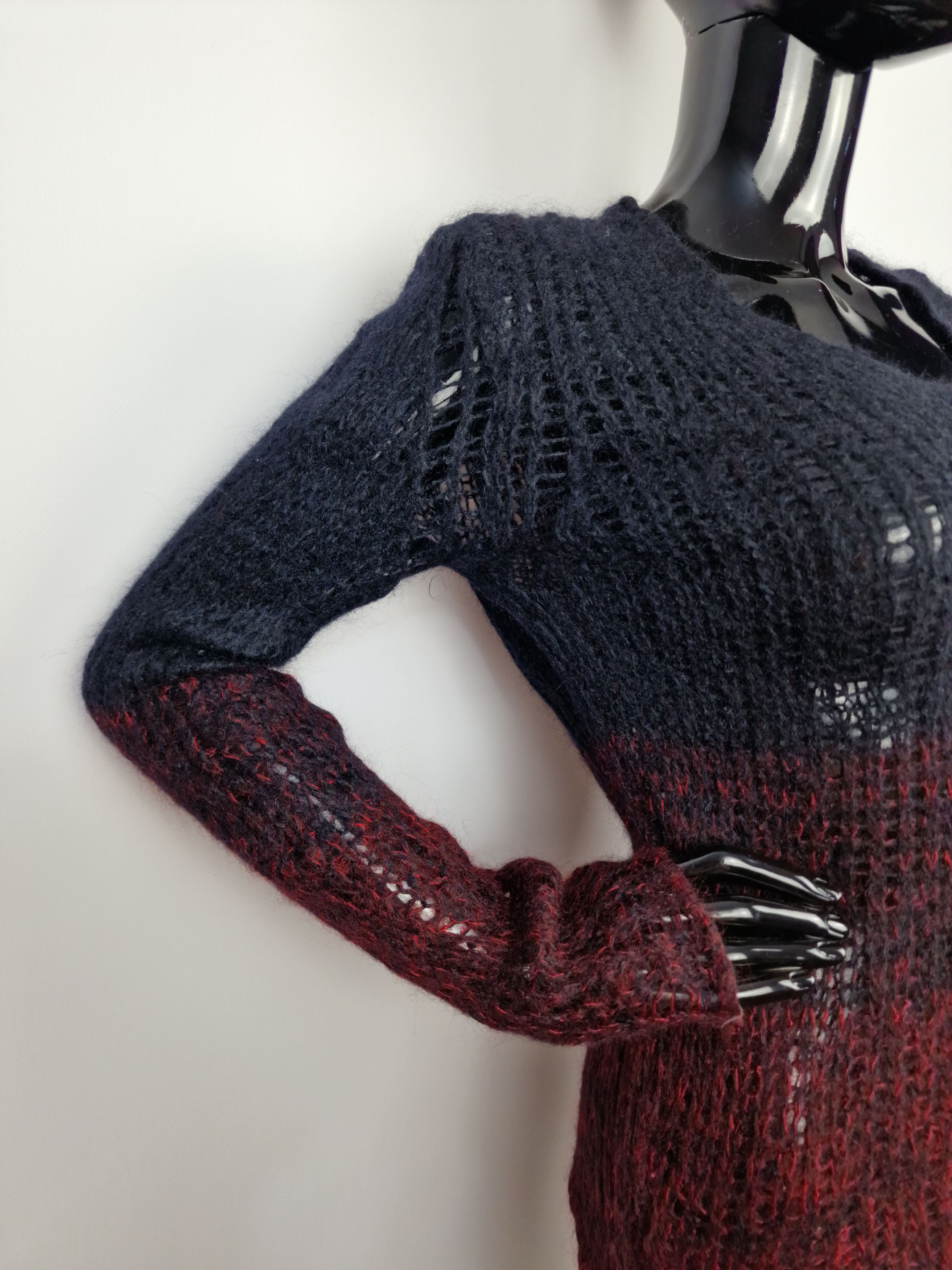 Isabel Benenato Isabel Benenato Knit Mohair Blend Sweater Size L Gradient Size L / US 10 / IT 46 - 3 Thumbnail