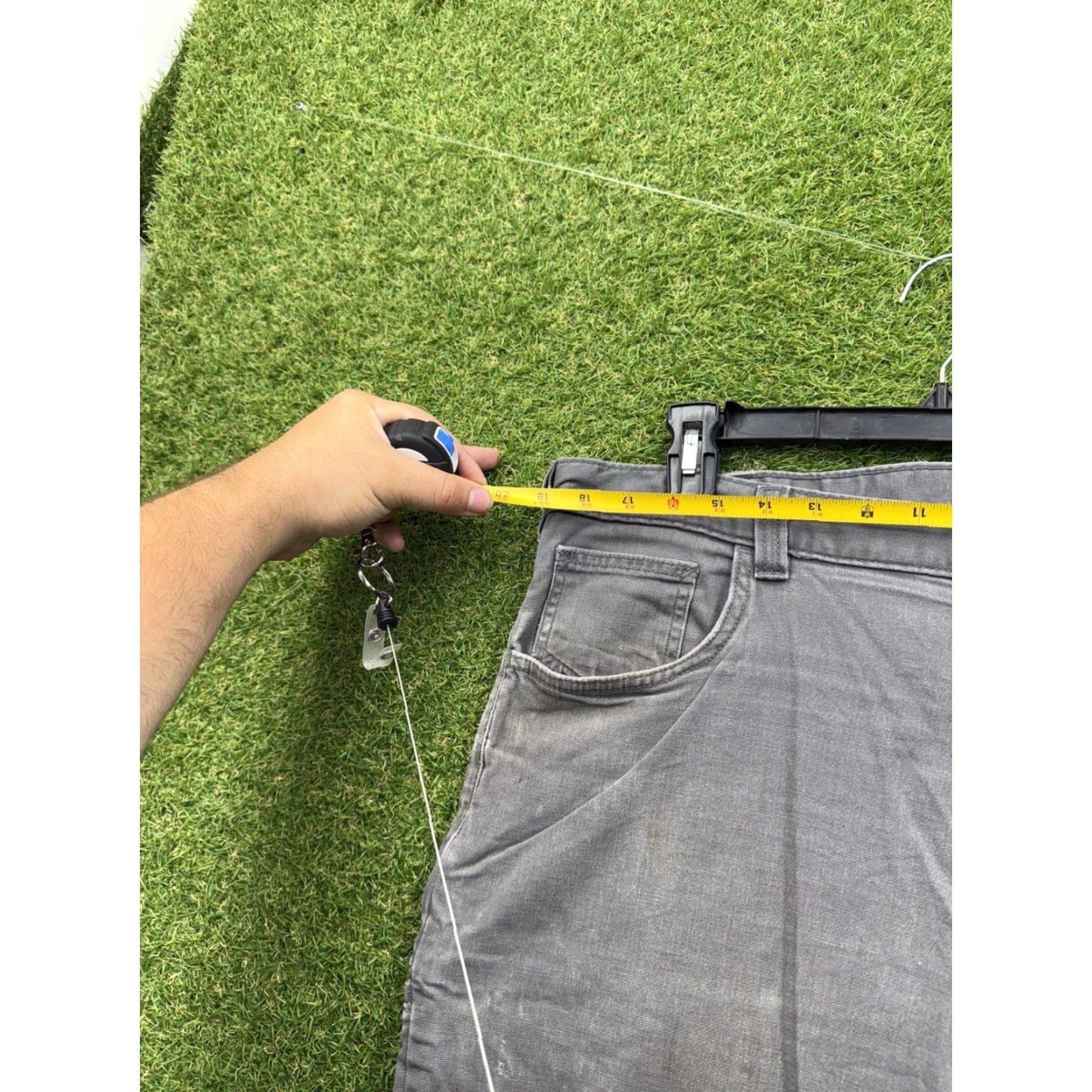 Carhartt Carhartt Carpenter Pants Mens 38x29 Grey Utility Workwear Size US 38 / EU 54 - 3 Thumbnail