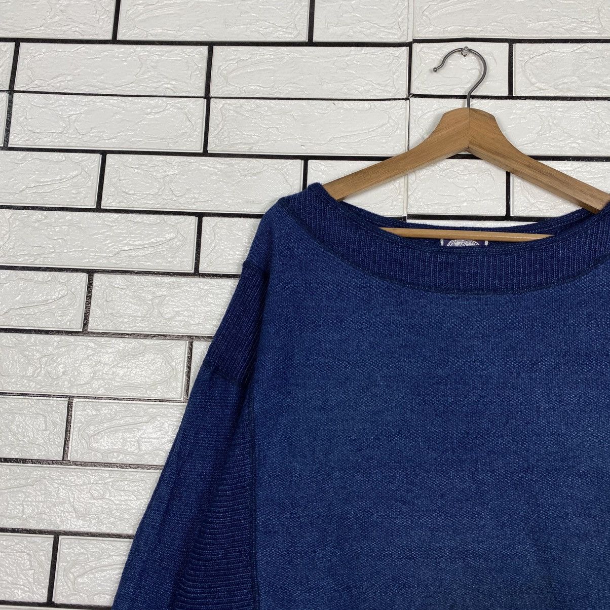 Indigo Vintage Sweatshirt Jantzen Indigoblue Pure Indigo Dyed Size US L / EU 52-54 / 3 - 8 Thumbnail