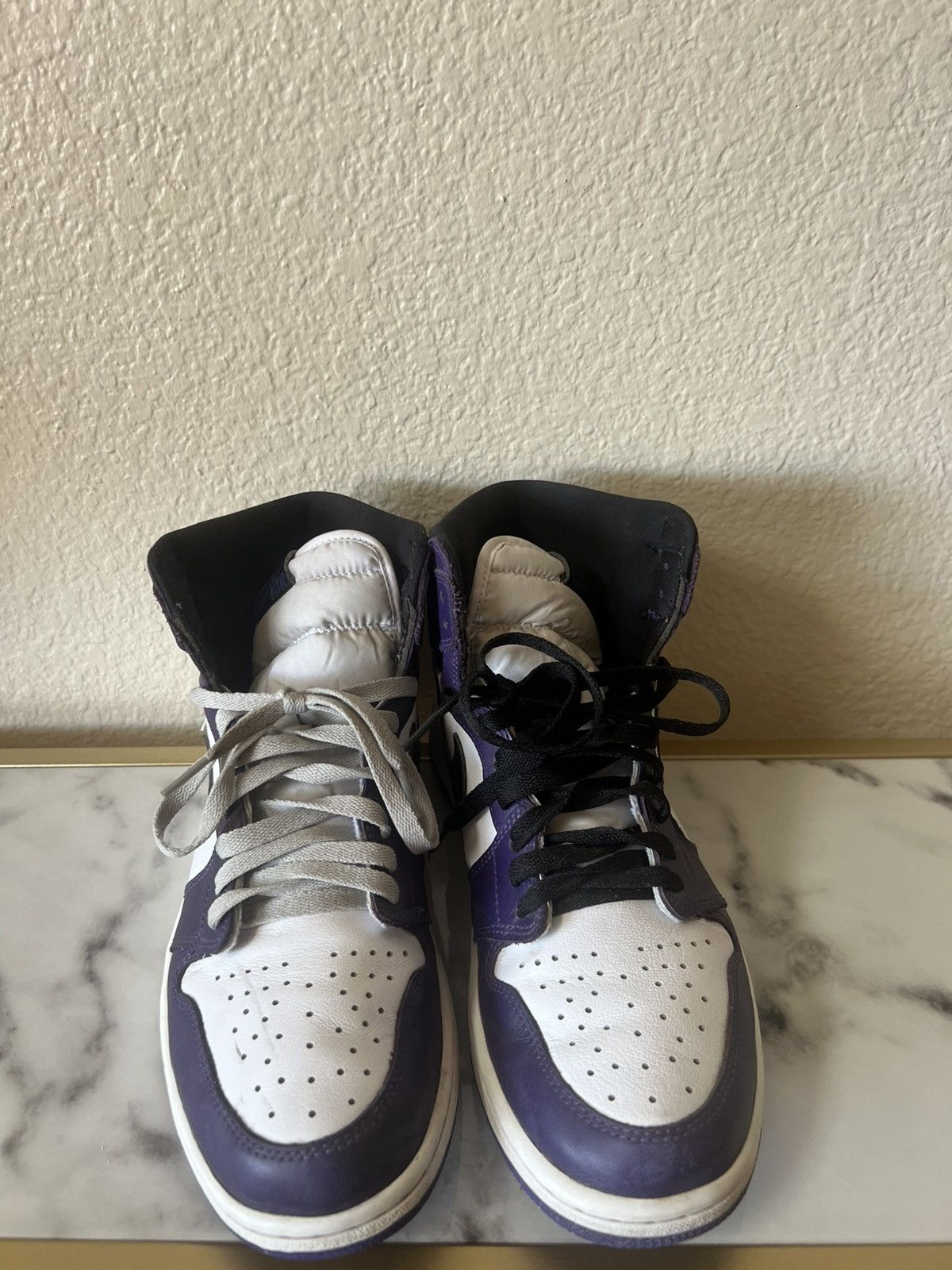 Jordan Brand × Nike × Supreme Court Purple Jordan 1's Size US 11.5 / EU 44-45 - 10 Thumbnail
