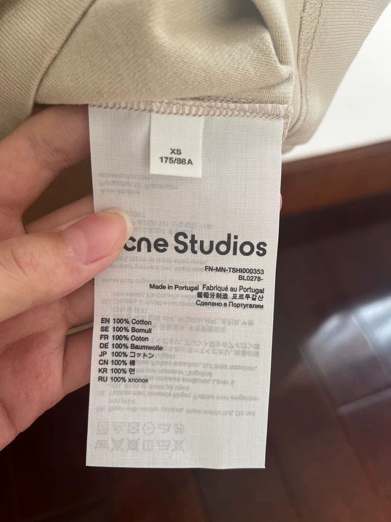 Acne Studios acne studios Letter short-sleeved T-shirt Size US XS / EU 42 / 0 - 7 Thumbnail