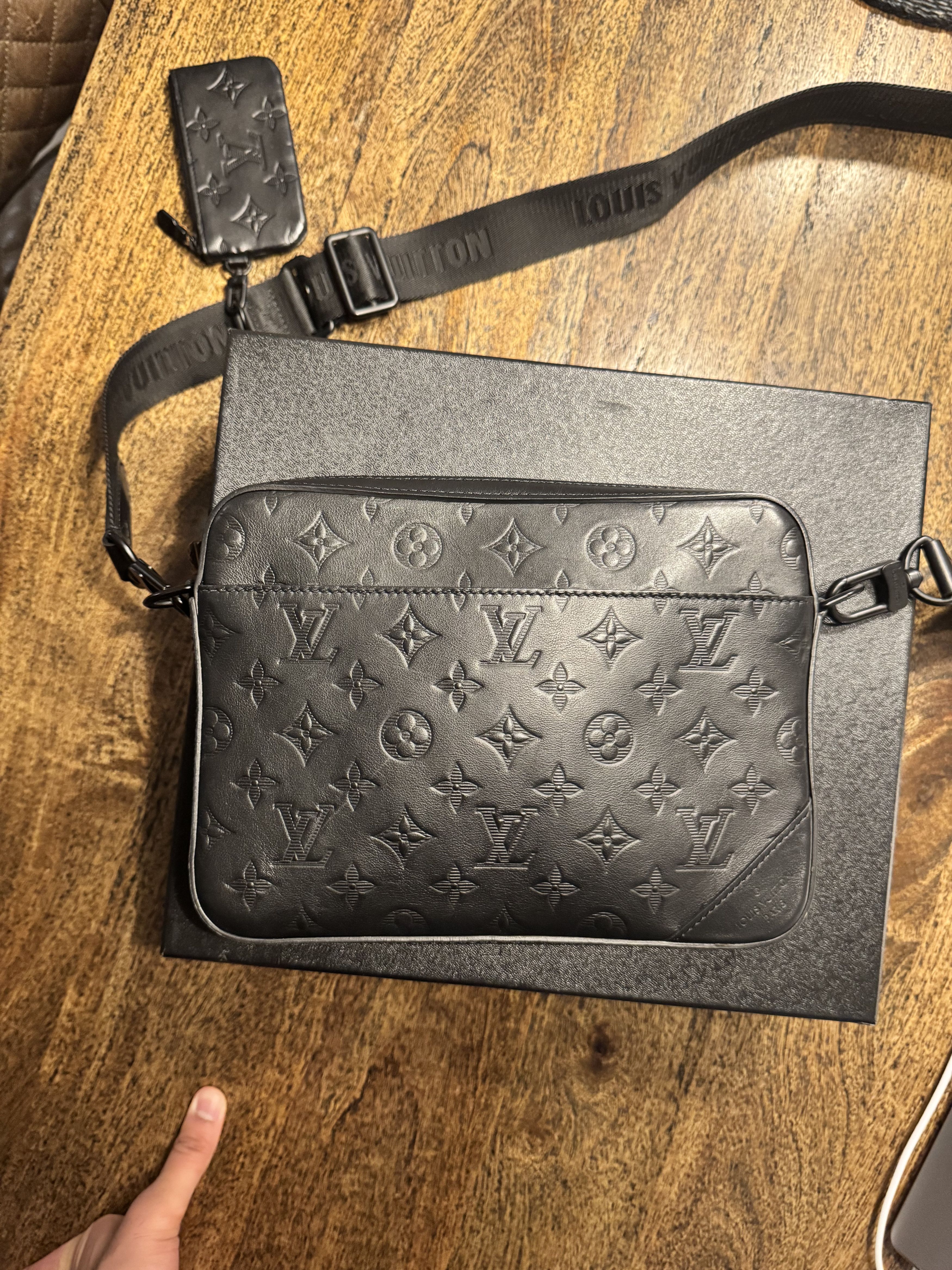Louis Vuitton Leather Duo Messenger
