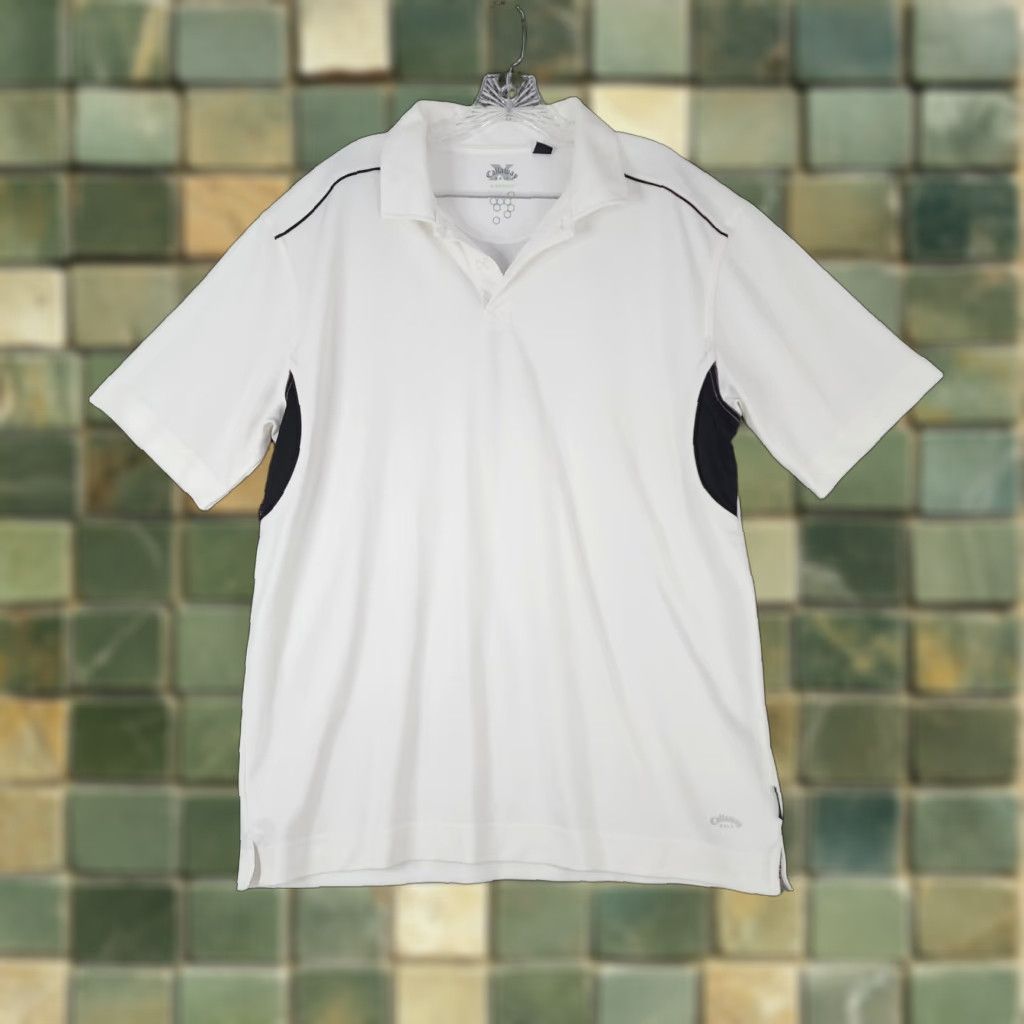 Callaway CALLAWAY GOLF X SERIES Polo Shirt Men Short Sleeve XL White Size US XL / EU 56 / 4 - 1 Thumbnail