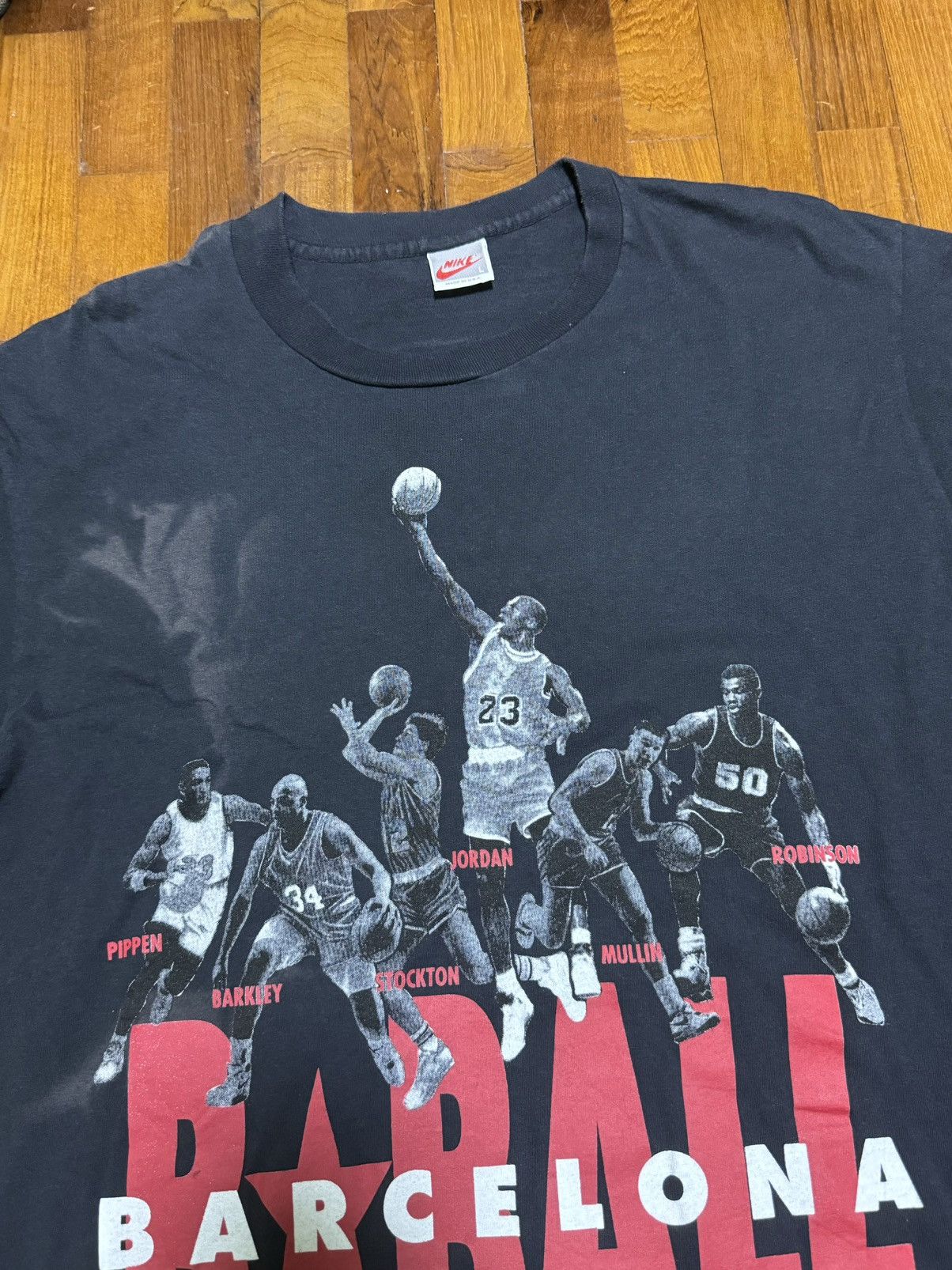 NBA Nike Vintage Vintage 92 Nike NBA Barcelona Olympics Dream Team Tee Grailed