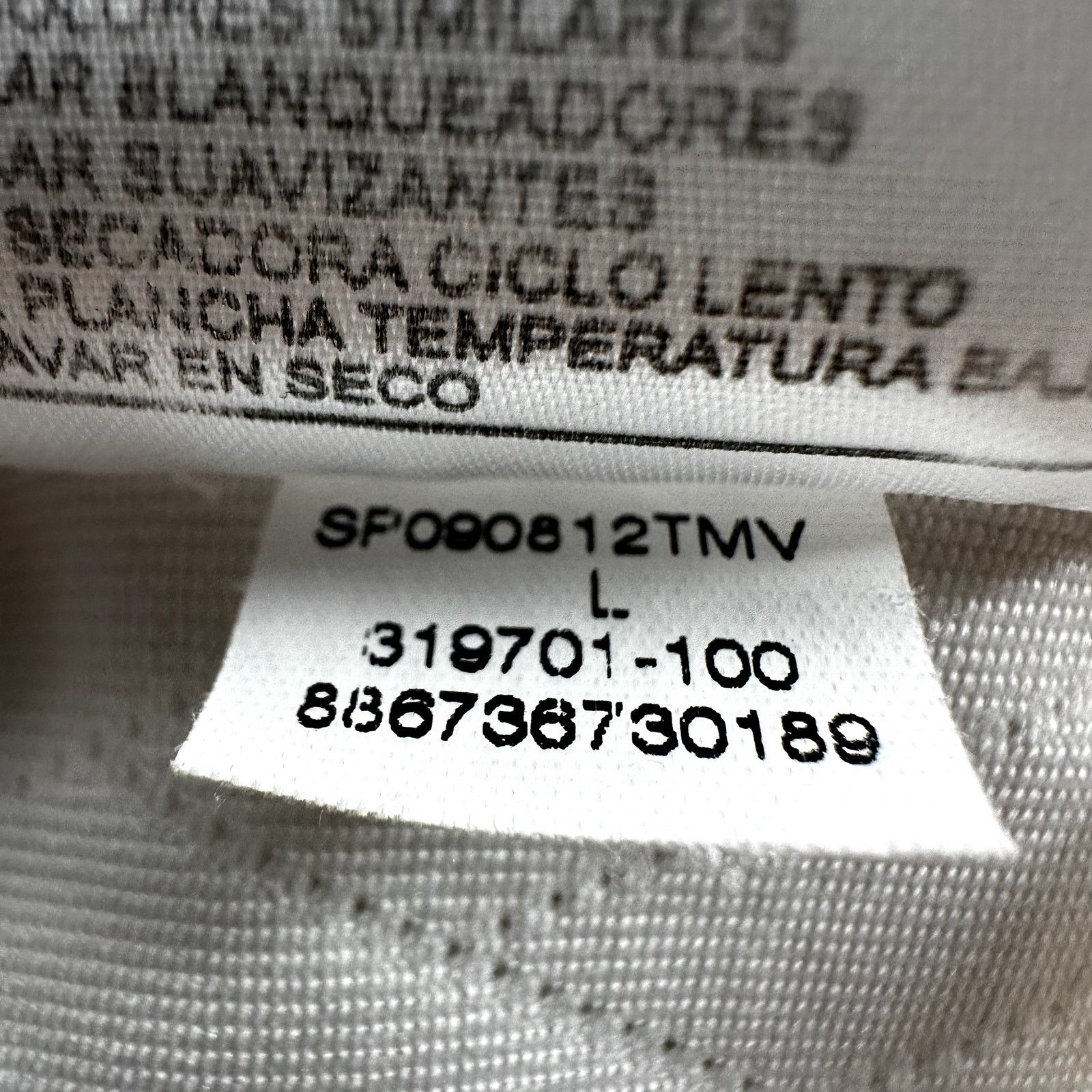 Nike Nike Golf Fit Dry Polo Shirt Perforated Diamond White Large Size US L / EU 52-54 / 3 - 4 Thumbnail