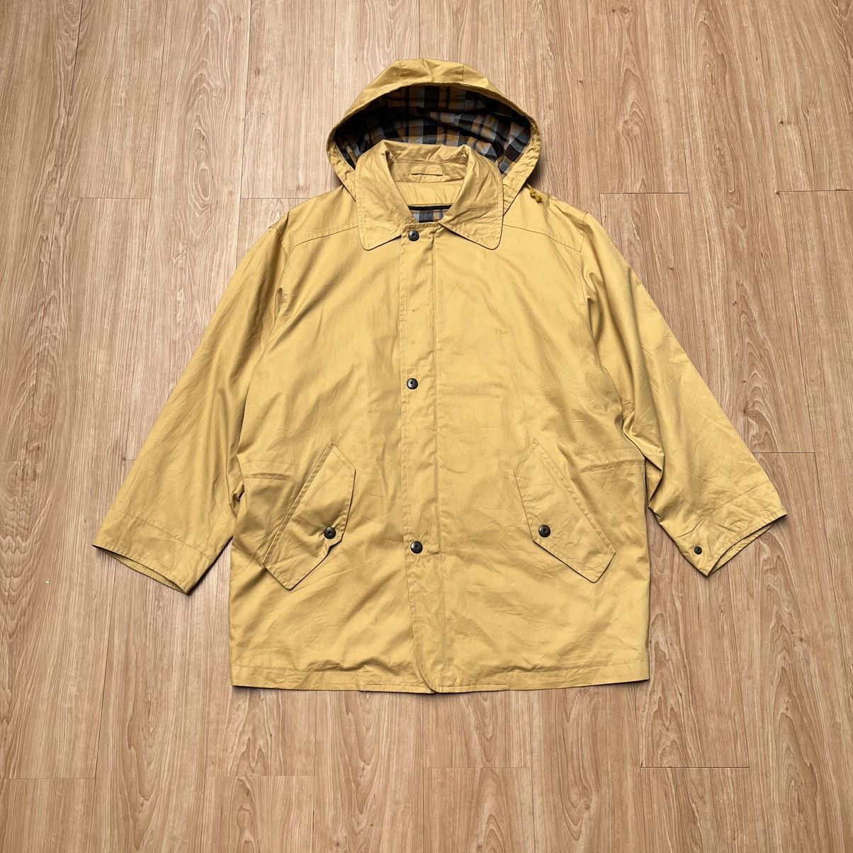 Vintage Christian Dior Monsieur Parka Jacket Yellow Sun
