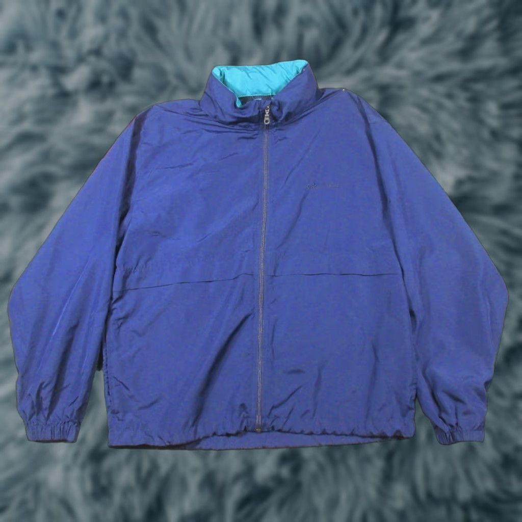 Eddie Bauer Eddie Bauer Windbreaker Jacket Men M Blue Hooded Lightweight Vented Back Stow Nylon Softshell Zip Outdoor Hiking Size US M / EU 48-50 / 2 - 1 Thumbnail