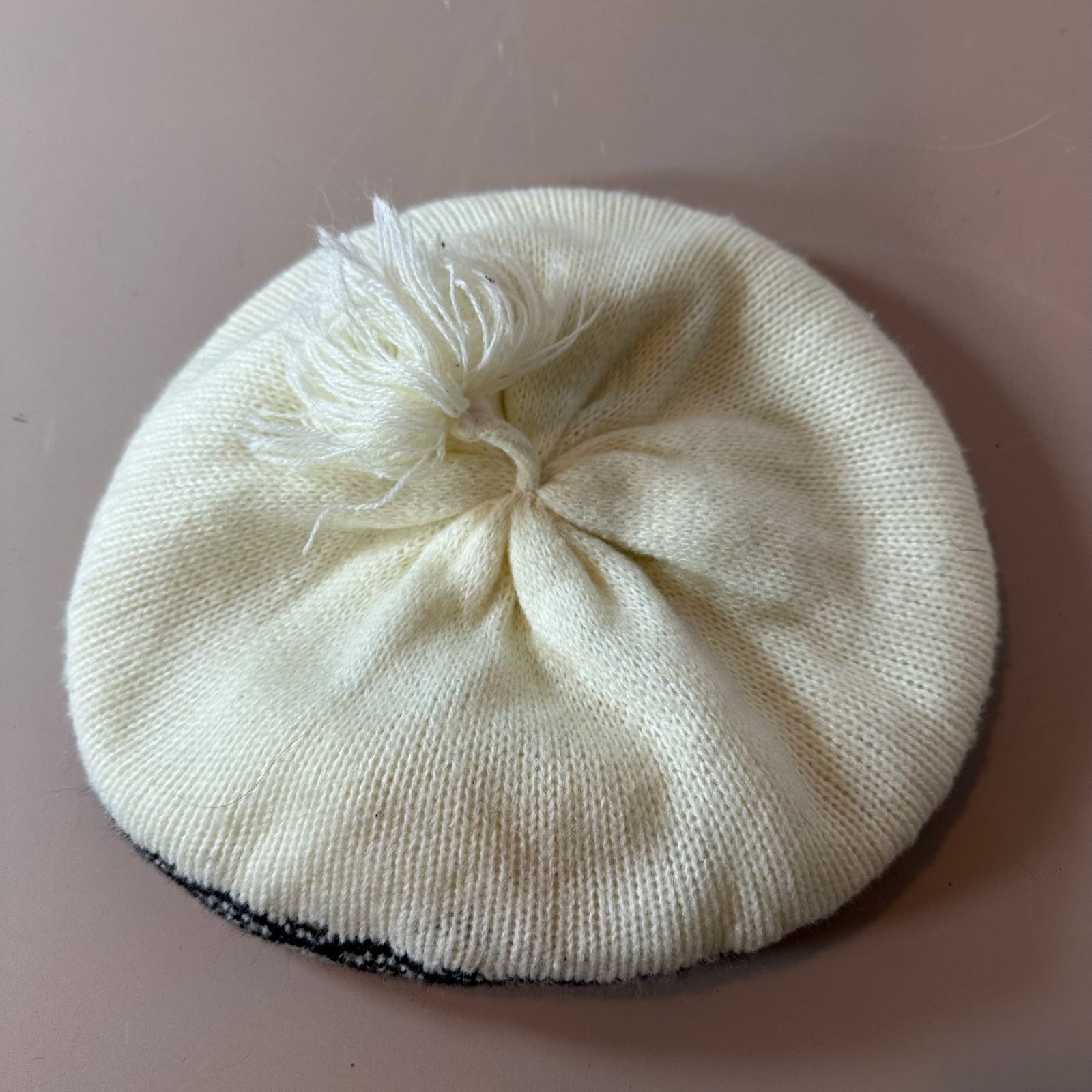 Other Vintage Hat Slouchy Fair Isle Beanie Beret Women 90s 80s Size ONE SIZE - 5 Thumbnail