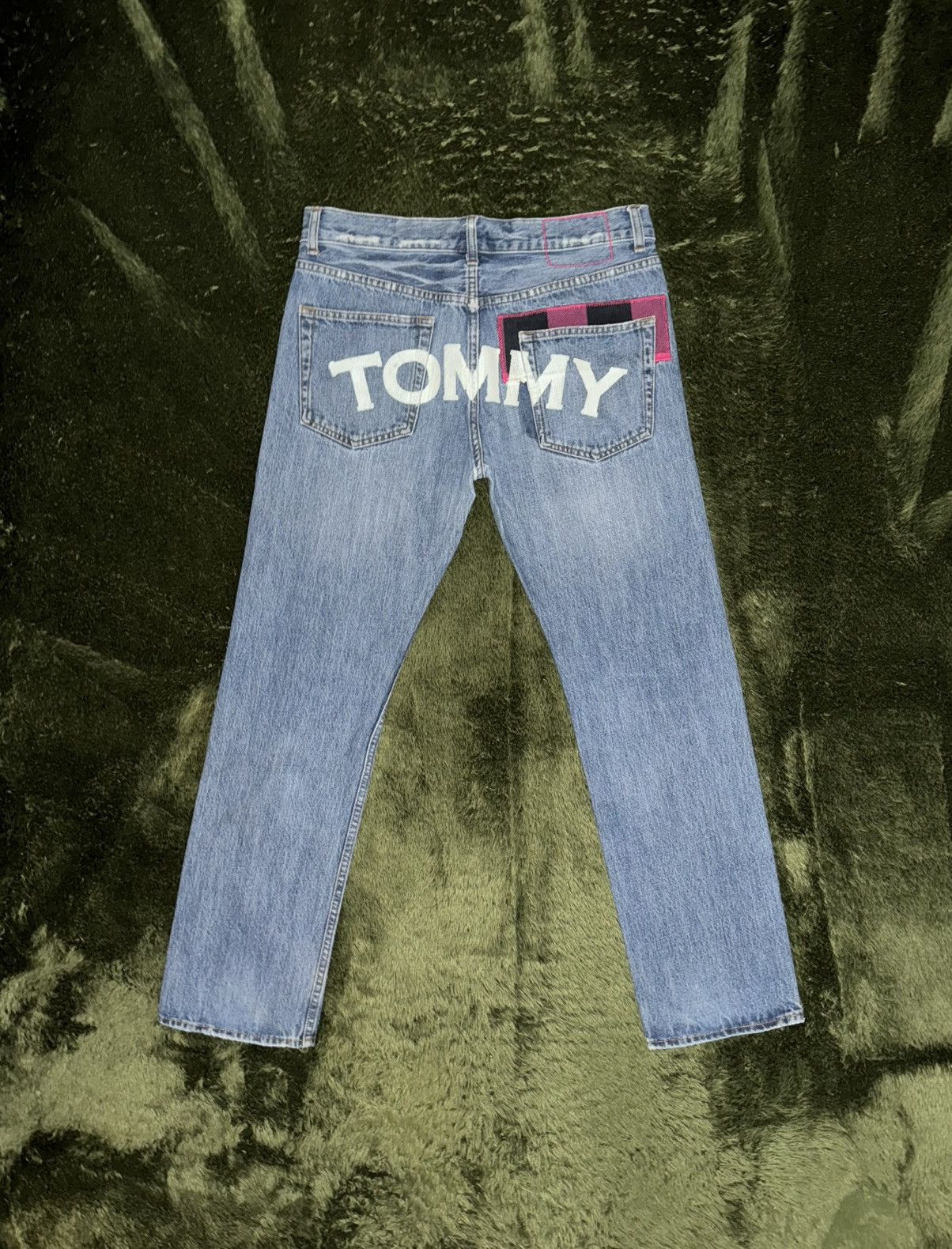 Tommy Hilfiger [M] Tommy Hilfiger japan repair detail washed denim pants Size US 34 / EU 50 - 10 Thumbnail