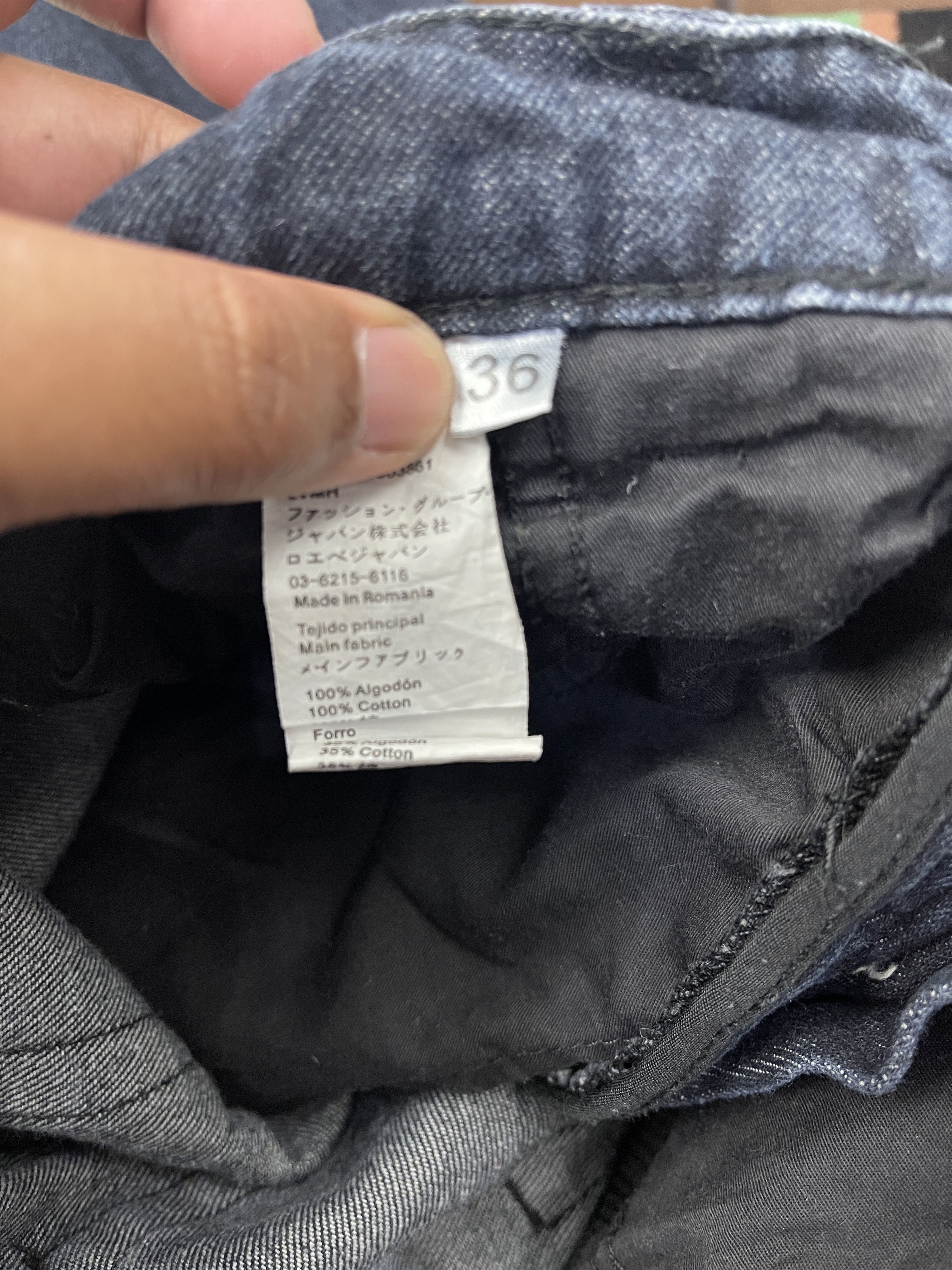 Loewe Vintage LOEWE Selvedge Denim Jeans – Button Fly Size 28" / US 6 / IT 42 - 19 Thumbnail