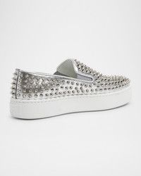 Christian Louboutin o1bcso1str0326 Loofer In Gray Size US 12 / EU 45 - 2 Thumbnail