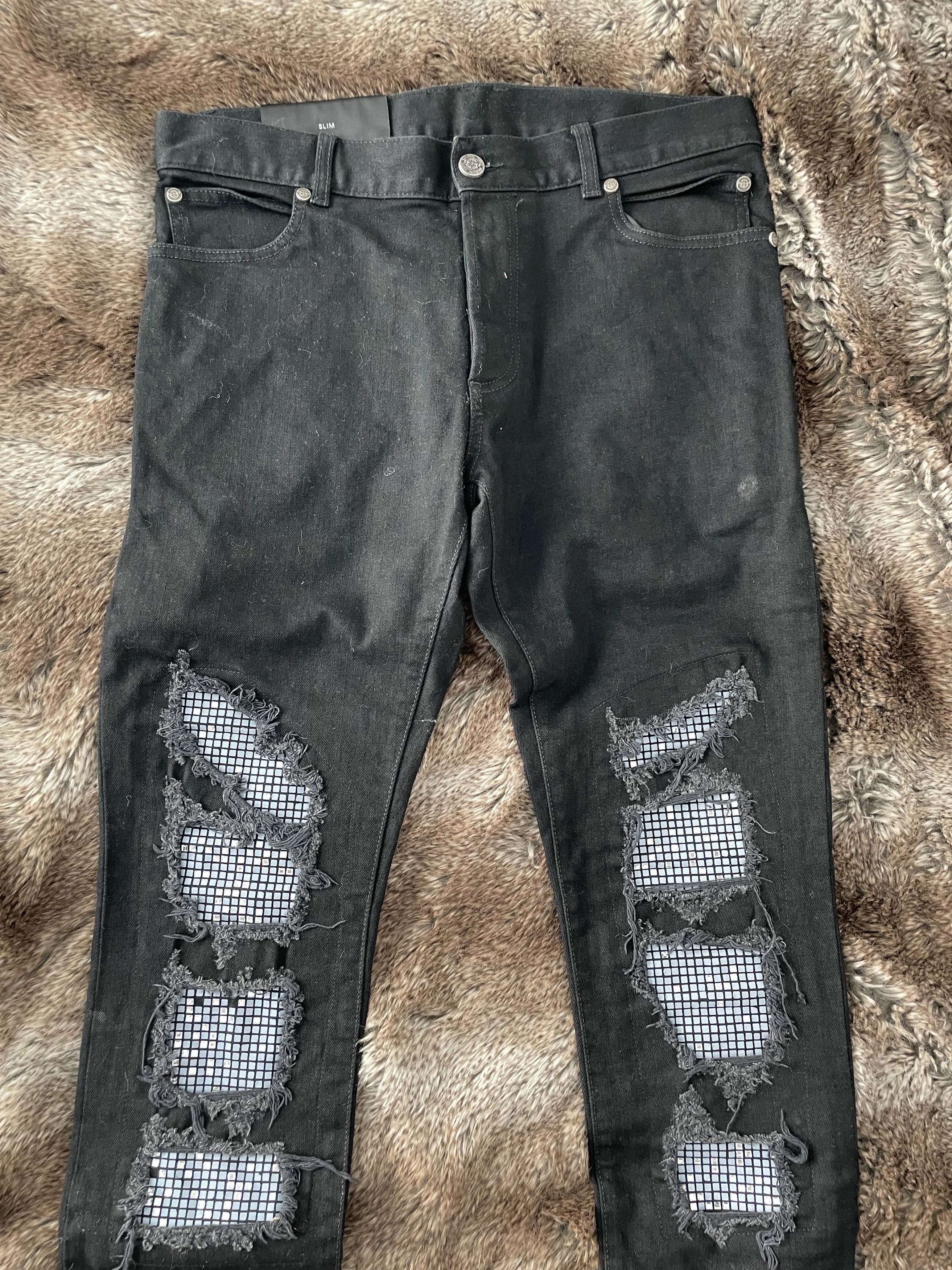 Balmain Balmain Rhinestone Jeans Size US 31 - 2 Thumbnail