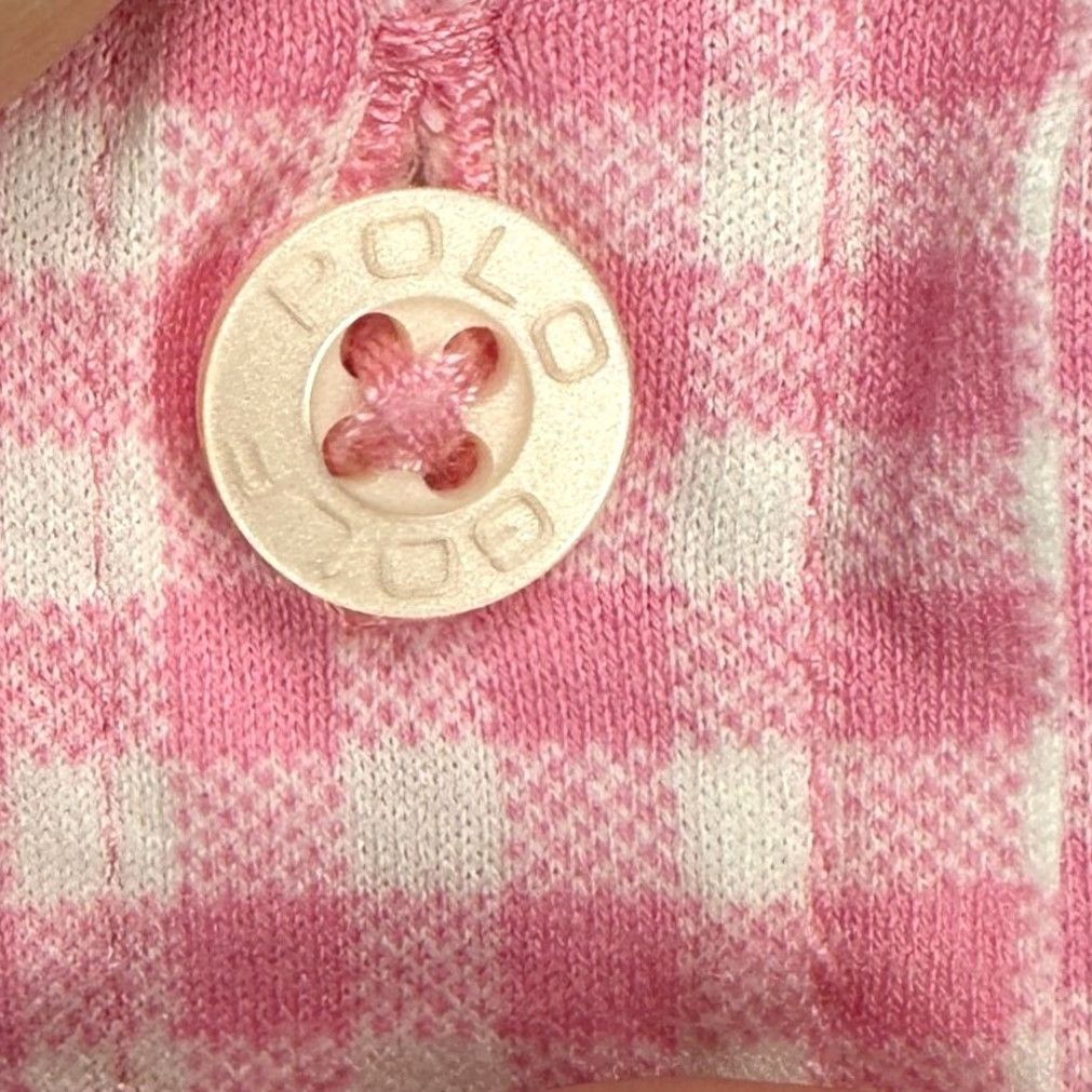 Polo Ralph Lauren Ralph Lauren Polo Golf Shirt Mens Medium Pink Check Rugby Short Sleeve Pocket Size US M / EU 48-50 / 2 - 5 Thumbnail