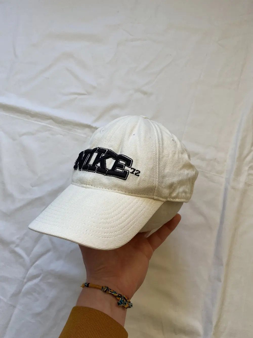 Nike 🦍VINTAGE 90’S Y2K 1972 NIKE BIG LOGO DRILL CAP HAT SWOOSH Size ONE SIZE - 7 Thumbnail
