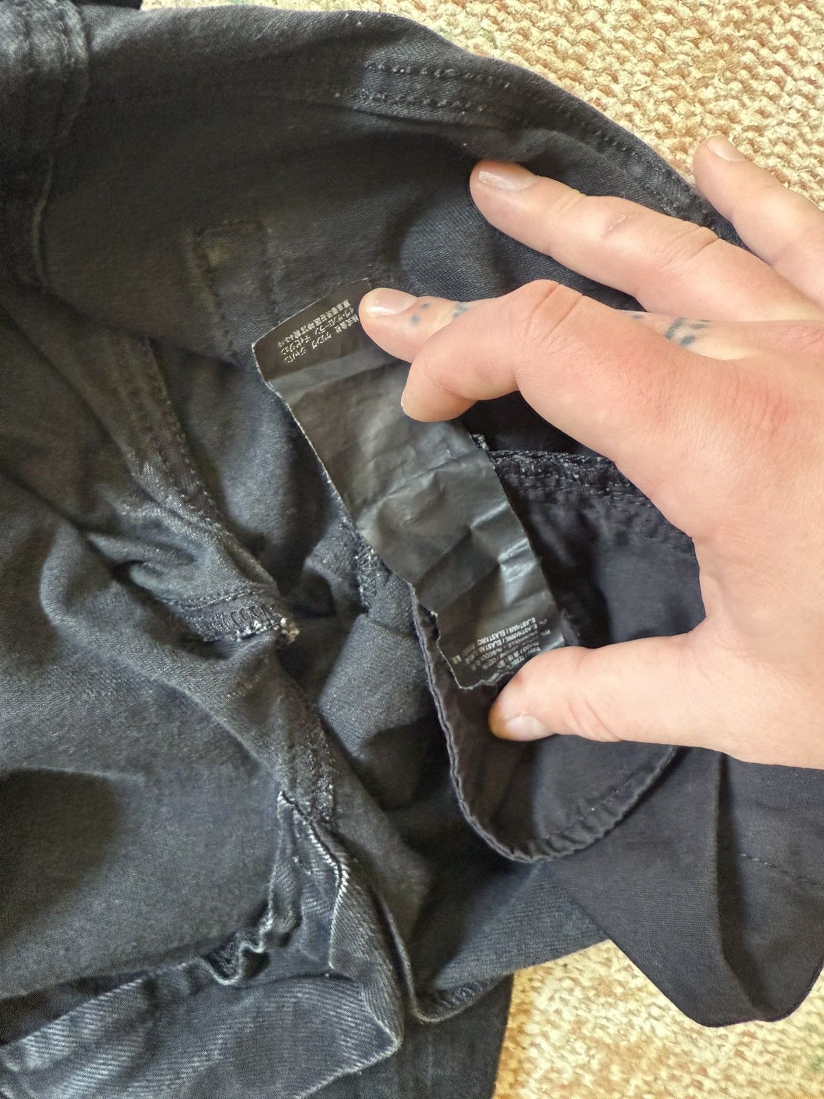 Saint Laurent Paris YSL Saint Laurent slim fit black jeans size 31 Size US 31 - 5 Thumbnail