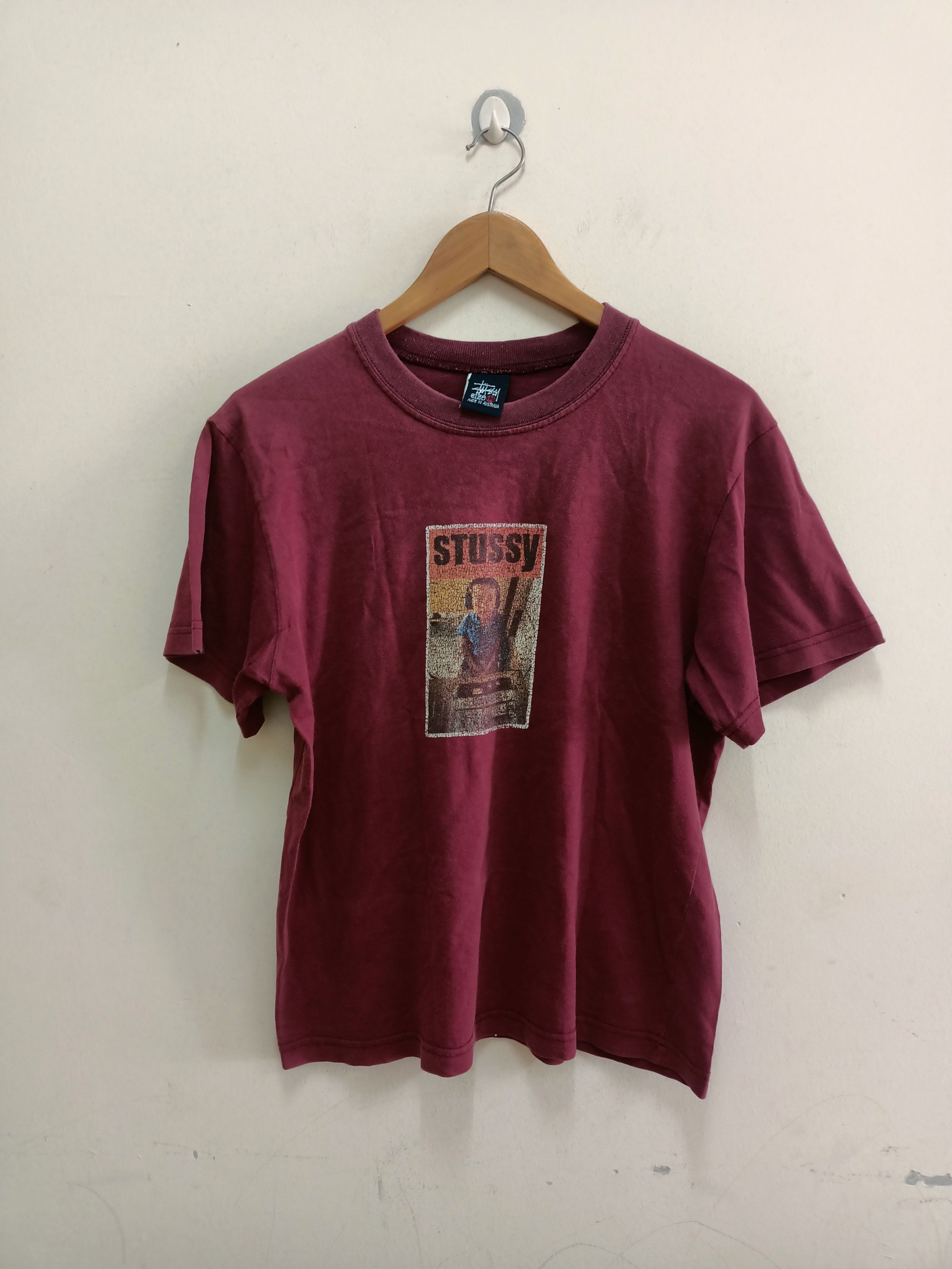 Stussy × Vintage Vintage Stussy t-shirt Made in Australiama Size US S / EU 44-46 / 1 - 1 Thumbnail