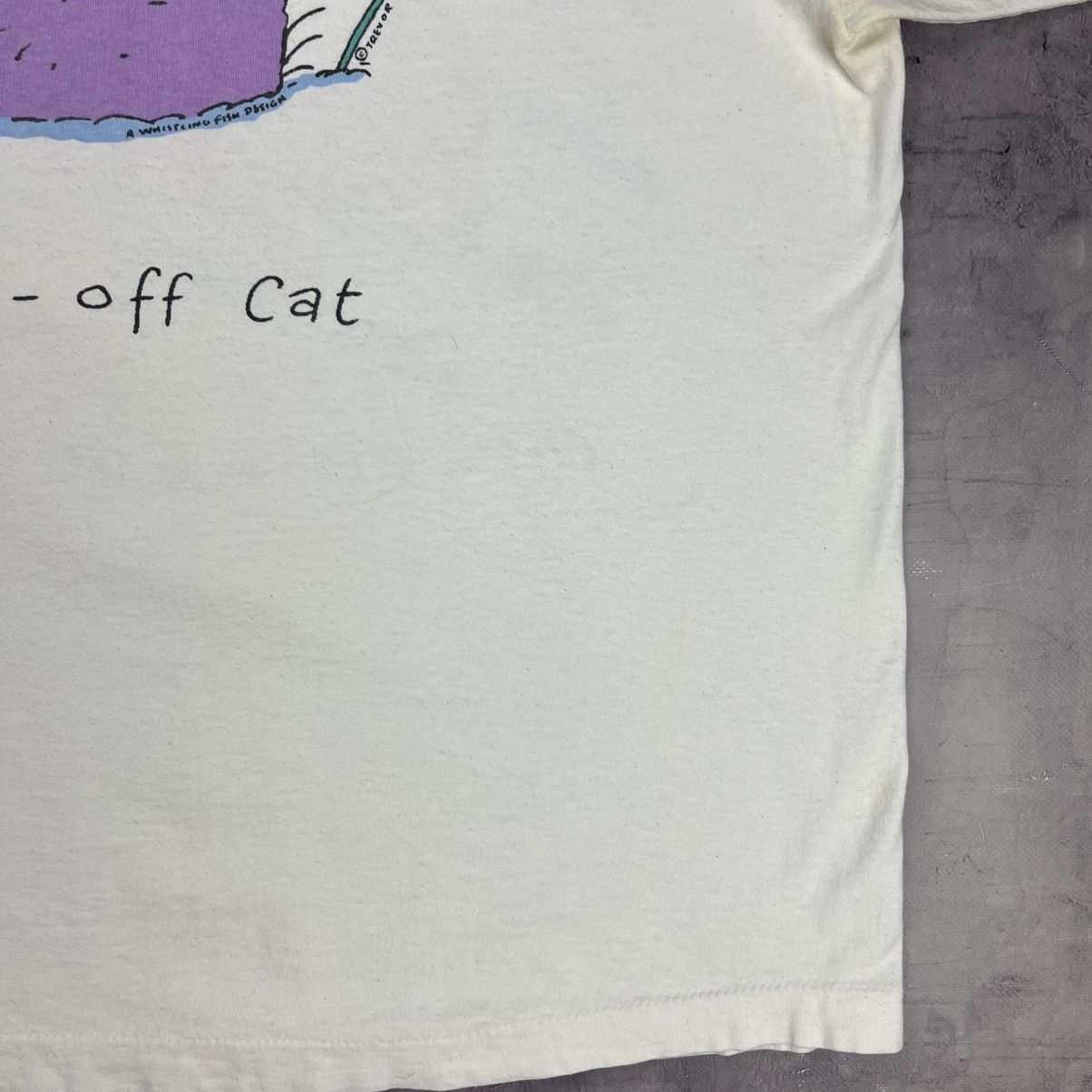 Designer Rare! Trevor Dunton Off Piste Cat Vintage Big Logo Tee 1996 Size US XL / EU 56 / 4 - 24 Thumbnail