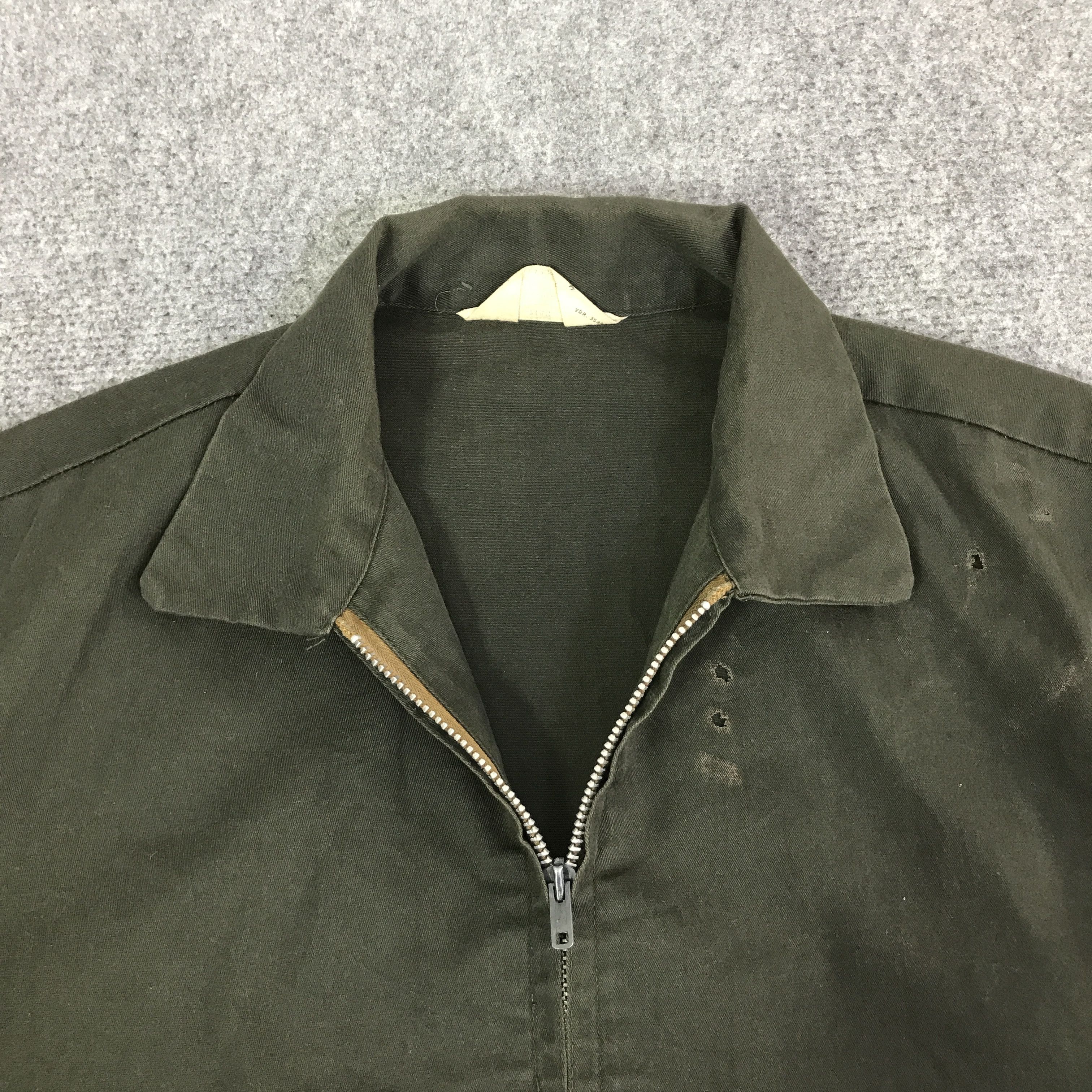 Big Mac VINTAGE BIG MAC GREEN ARMY DISTRESSED JACKET K115B8 Size US L / EU 52-54 / 3 - 6 Thumbnail