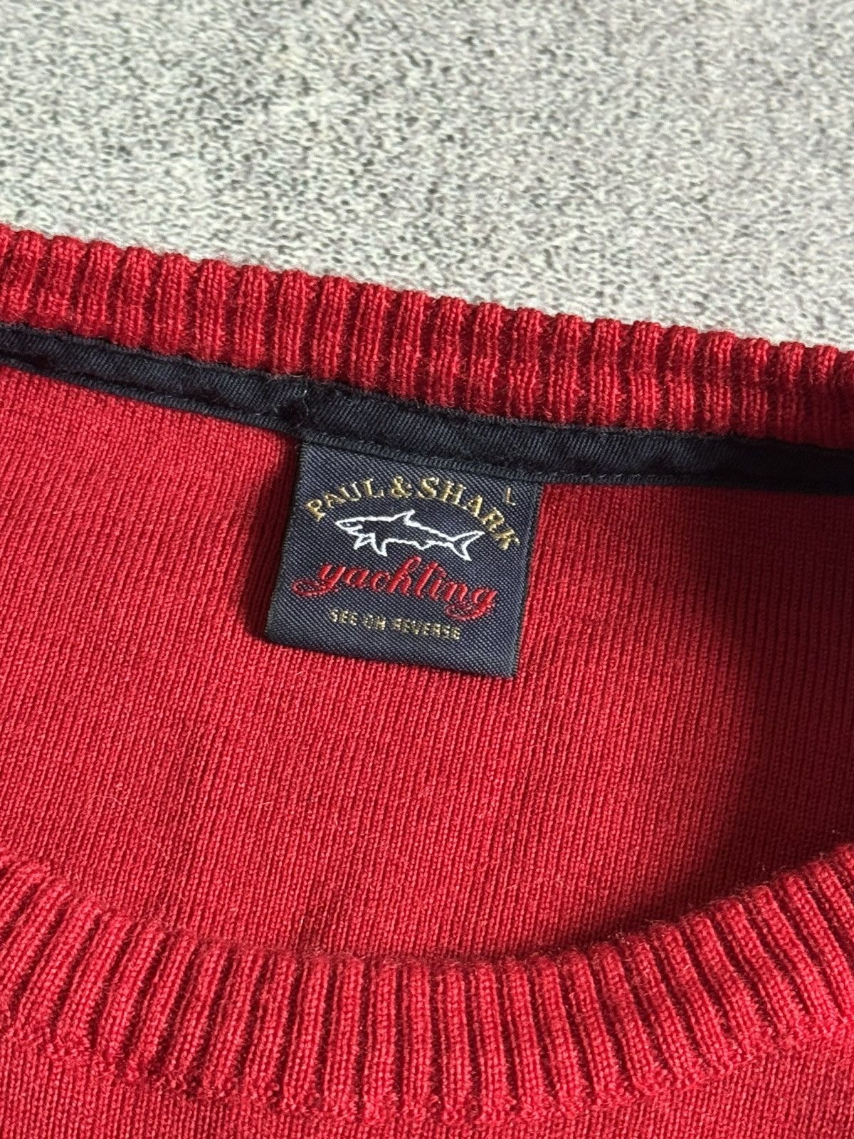 Designer × Paul & Shark Paul & Shark L sweater knitwear crewneck jumper pullover 00s Size US L / EU 52-54 / 3 - 9 Thumbnail