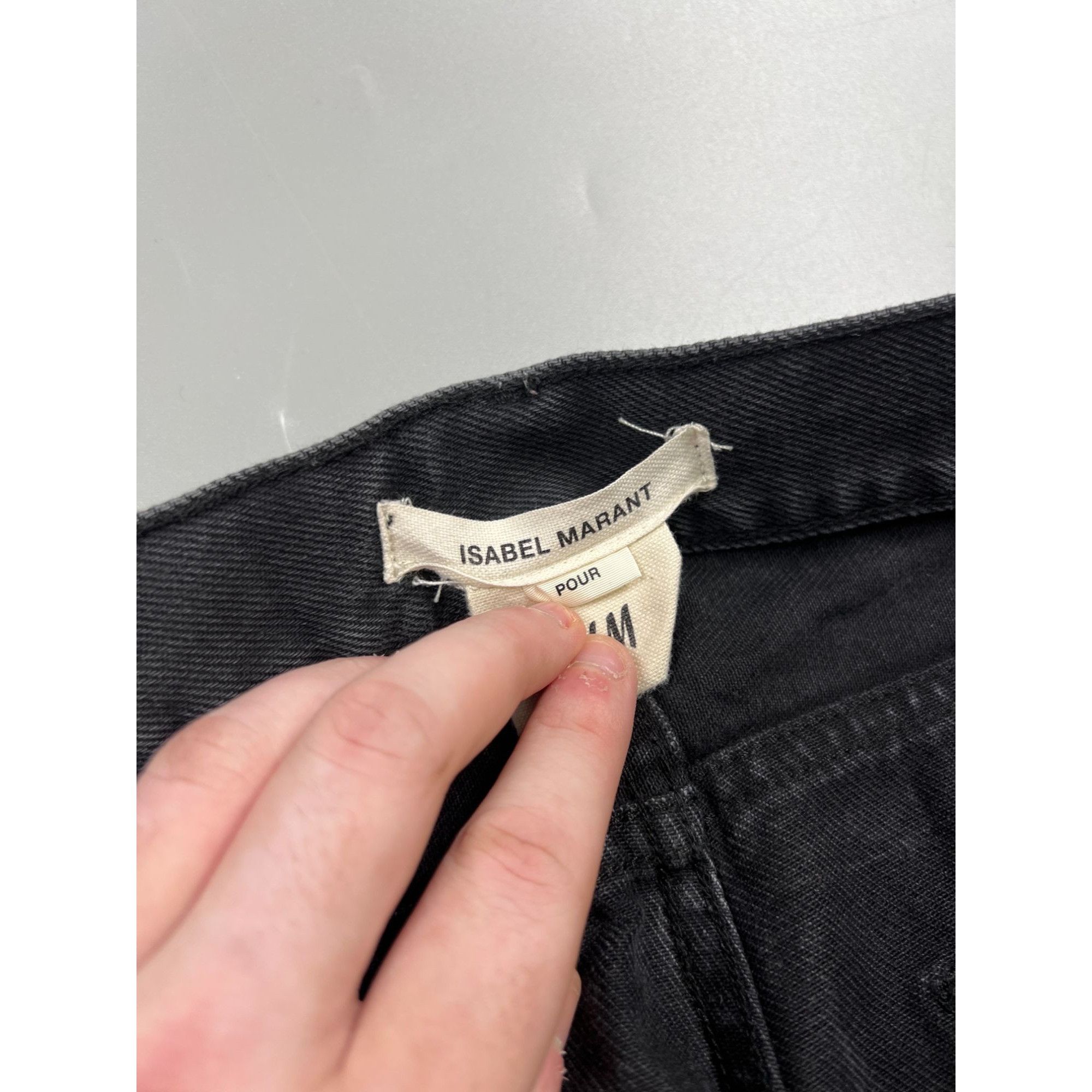 H&M × Isabel Marant Isabel Marant For H&M Black Denim Jeans Pants (Y0980) Size US 31 - 7 Thumbnail
