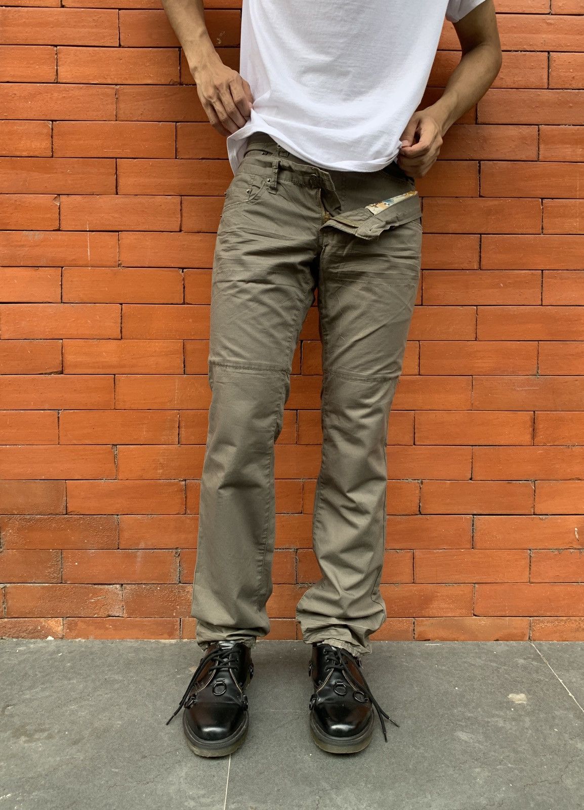 パンツ PPFM Double WAIST PANTS PPFM double waist jeans — sickboyarchive.