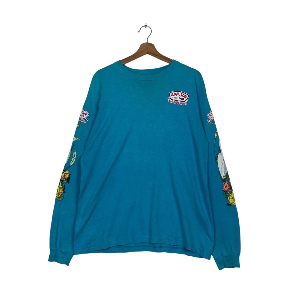 Ron Jon Surf Shop 90’s RON JON SURF SHOP Big Logo Long Sleeve Tees #2847-C128 Size US L / EU 52-54 / 3 - 3 Thumbnail