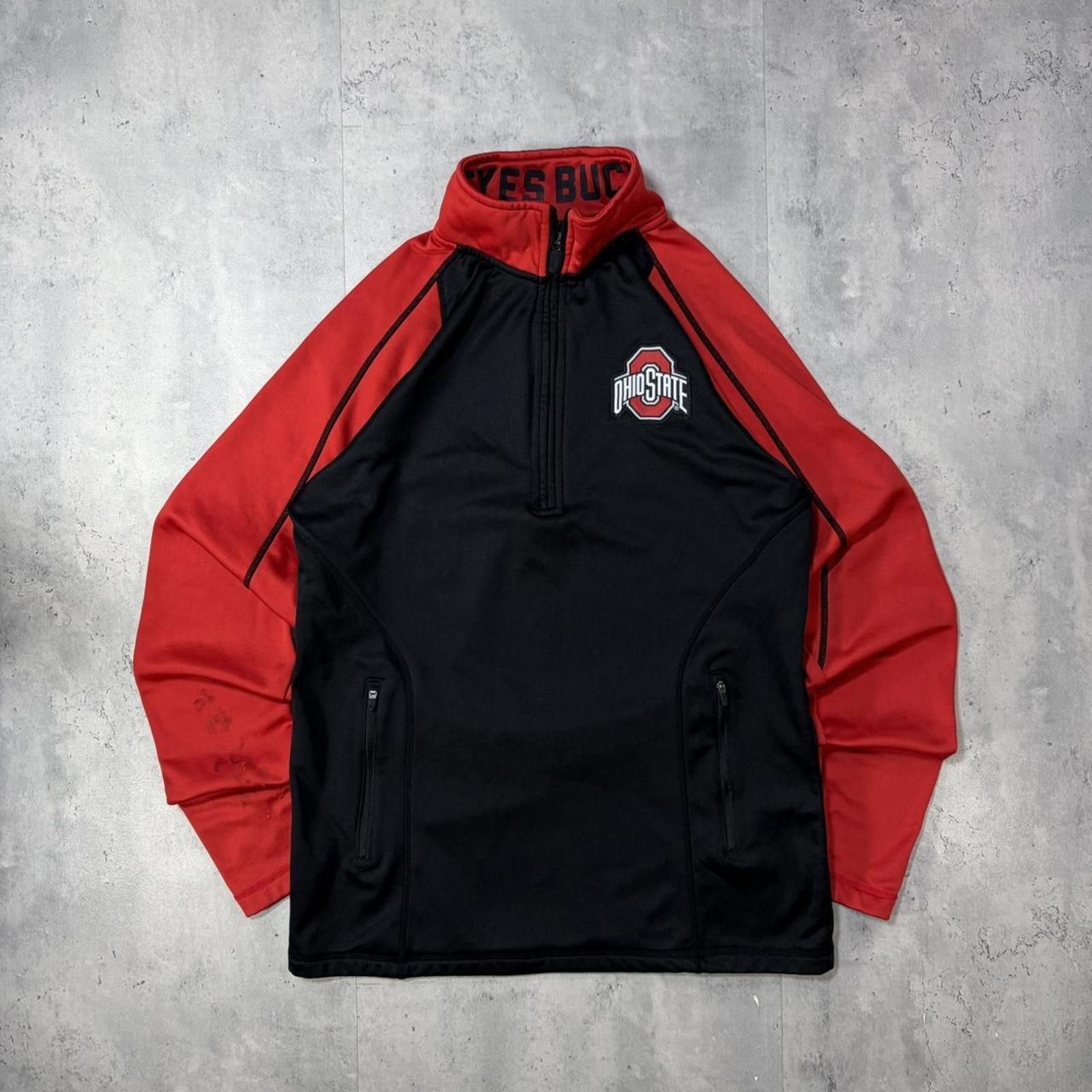 Other Y2K Black Ohio State Buckeyes Dri Fit Quarter Zip Sweater Size US S / EU 44-46 / 1 - 1 Thumbnail