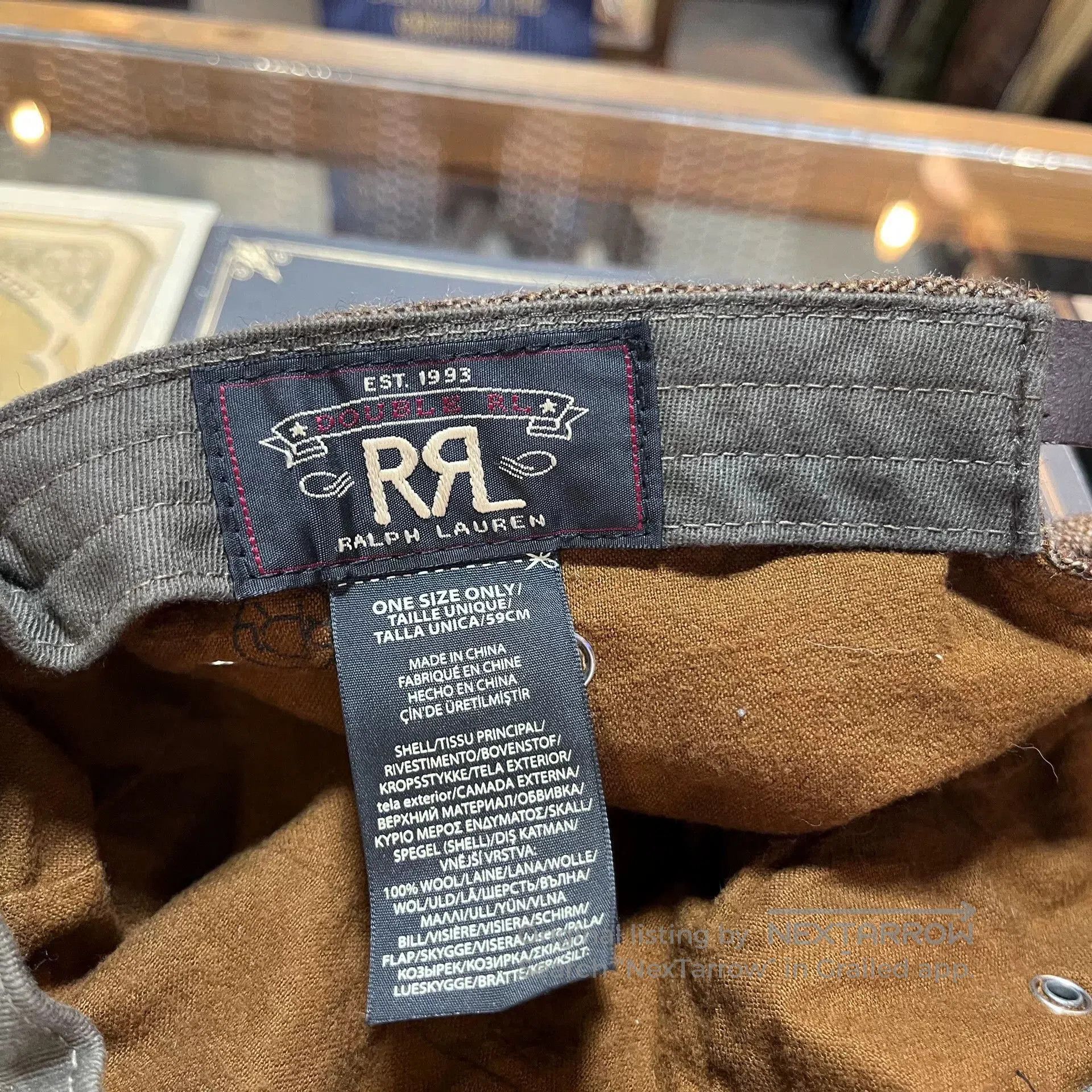 RRL Ralph Lauren brown corduroy duckbill cap by RRL. Size ONE SIZE - 5 Thumbnail