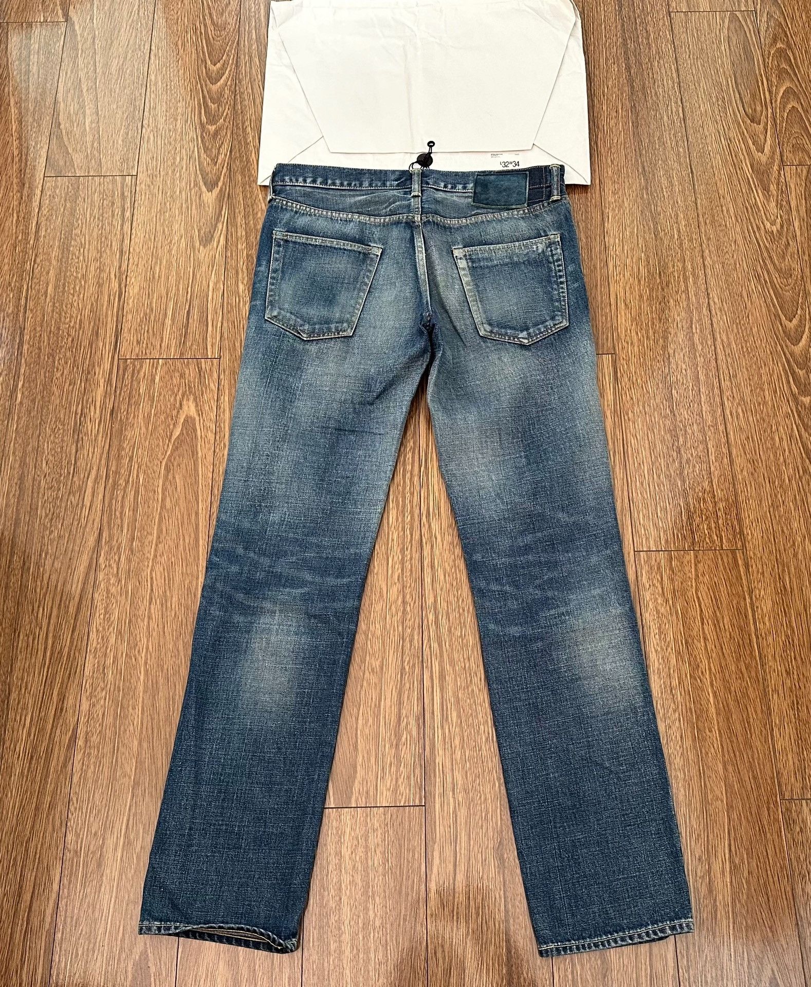 Visvim VISVIM SOCIAL SCULPTURE DMGD-10 D10. jeans Nextarrow-2501 Size US 34 / EU 50 - 2 Thumbnail