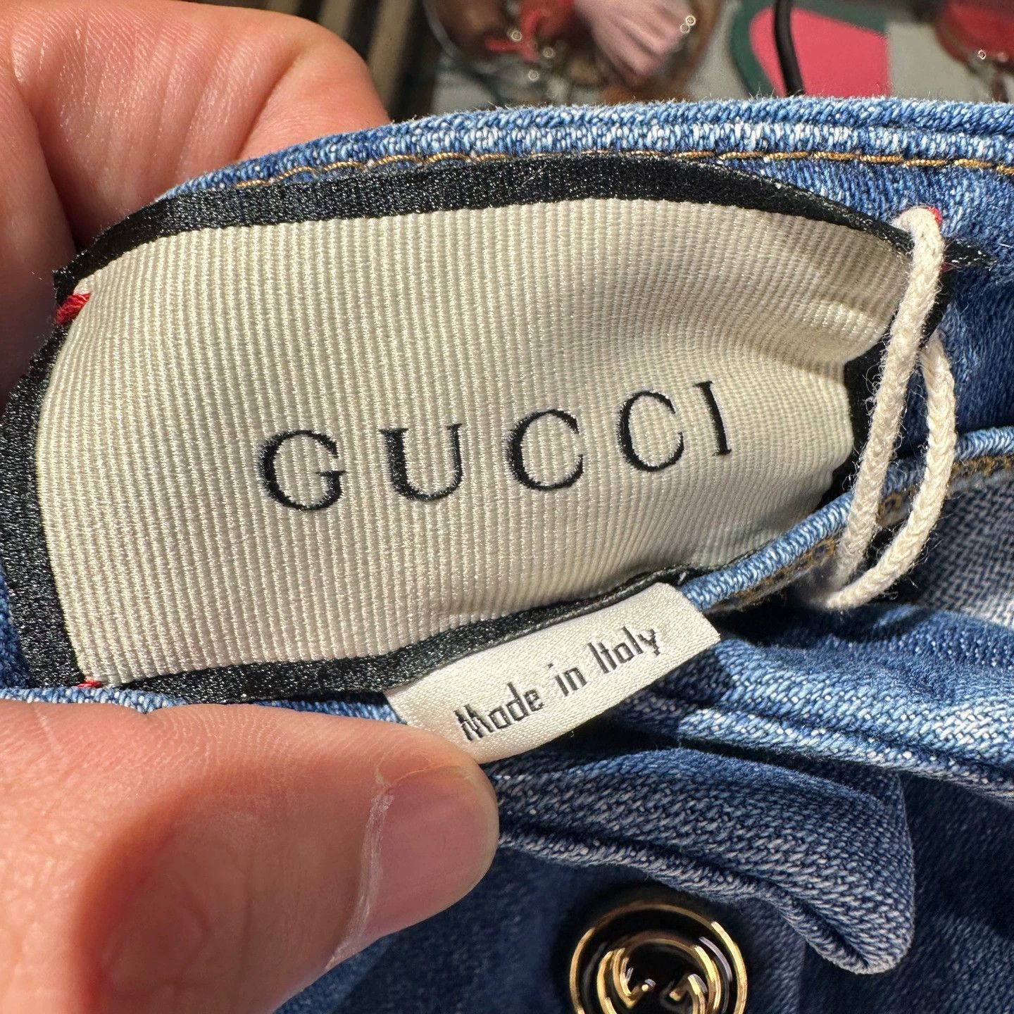 Gucci Gucci GG Button Cotton Skirt 38 Size 26" / US 2 / IT 38 - 3 Thumbnail