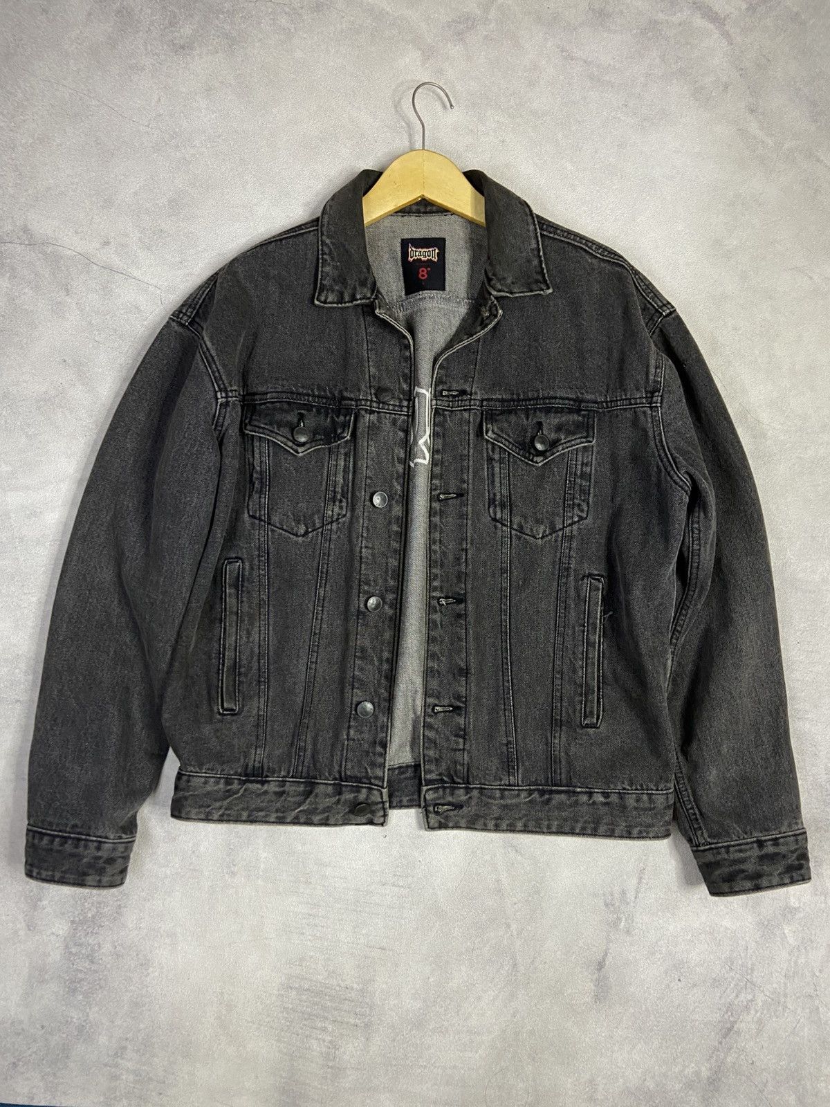Acne Studios × JJJJound × Juun.J G - DRAGON Big Bang X Eight Second Denim Jacket Size US S / EU 44-46 / 1 - 8 Thumbnail