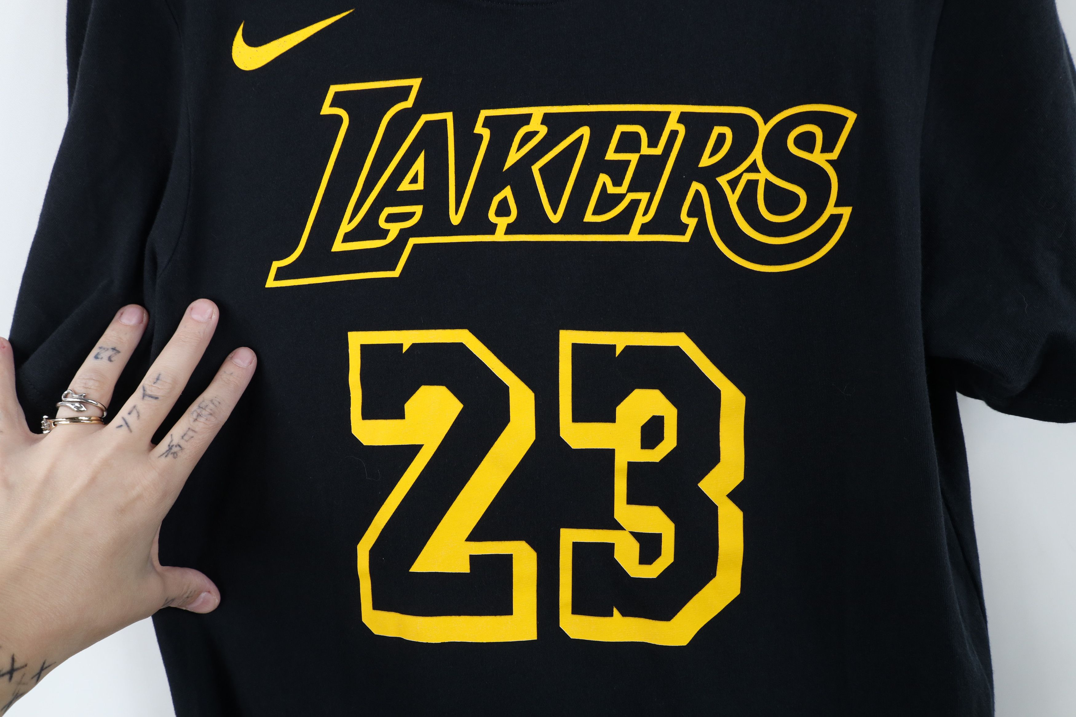 Nike Nike Los Angeles Lakers Basketball Jersey T-Shirt Black Size US S / EU 44-46 / 1 - 5 Thumbnail