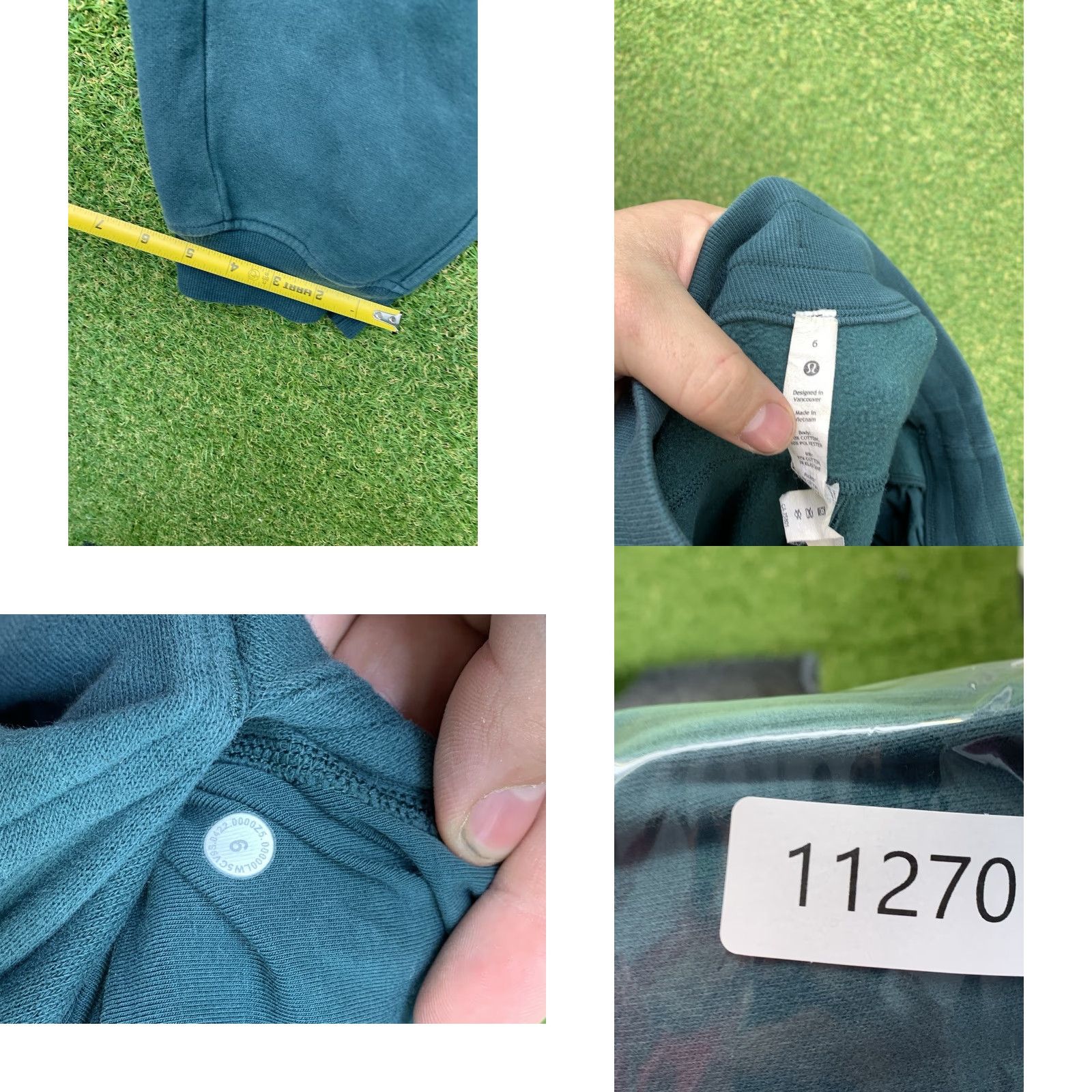Lululemon Lululemon Pants Womens 6 Green Scuba Relaxed Fit High Rise Jogger Athleisure Gym Size 28" / US 6 / IT 42 - 8 Thumbnail