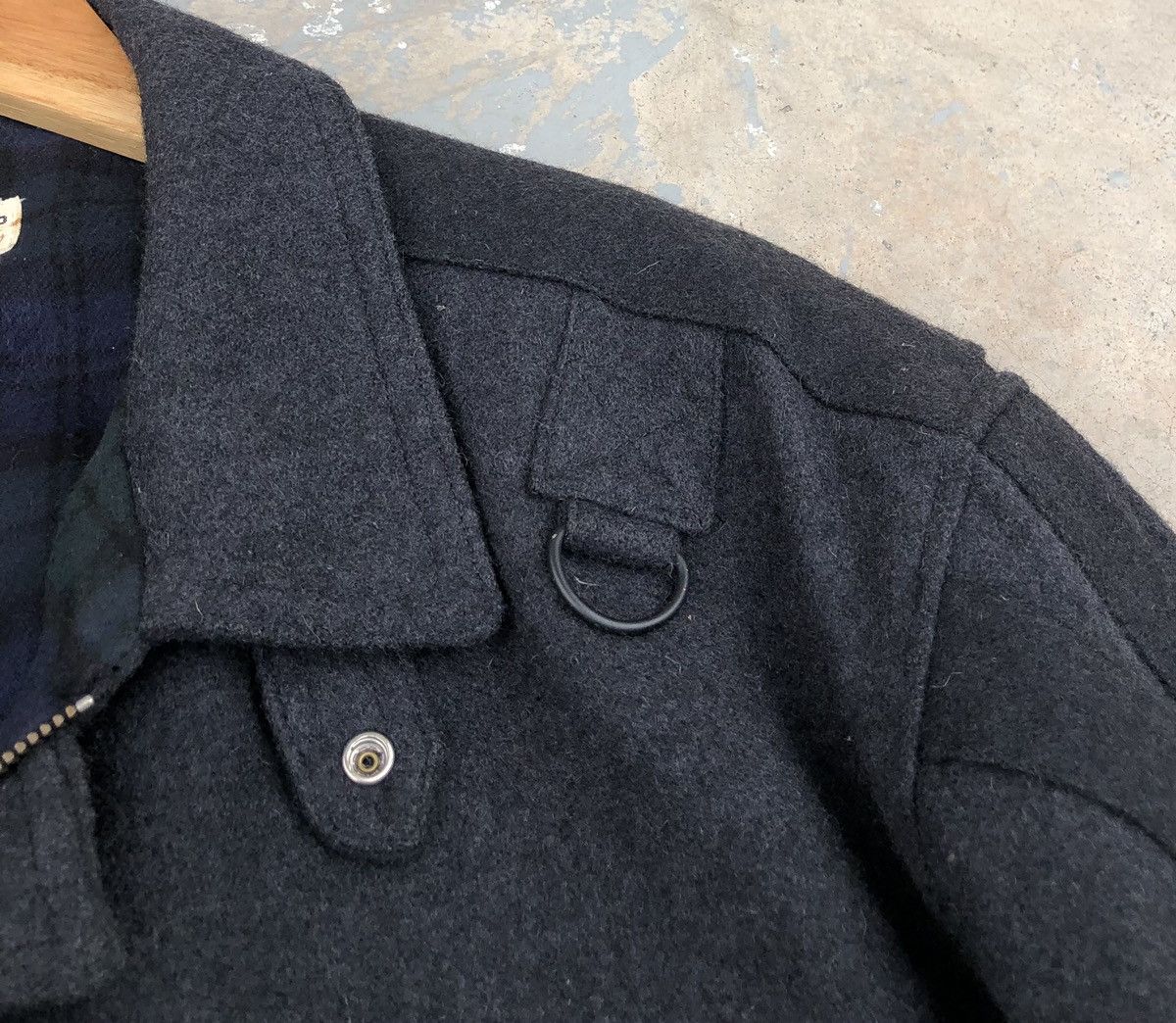 Japanese Brand Vintage 90s JC-Haward Men’s Wool Bomber Jacket Size US XL / EU 56 / 4 - 9 Thumbnail