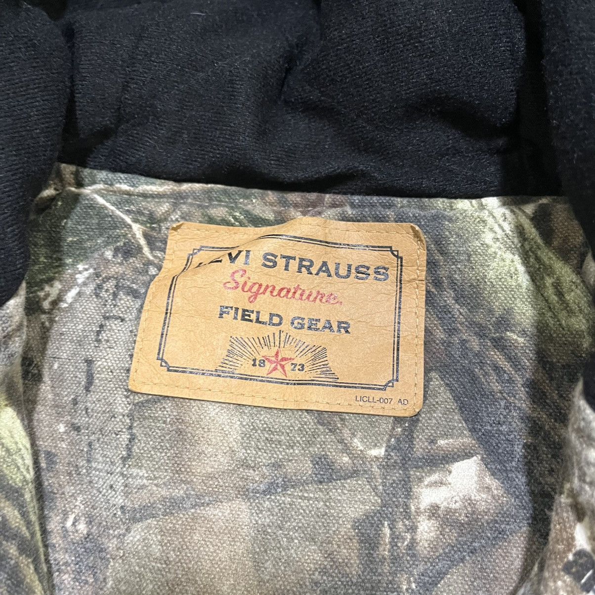 Levi's Vintage Levi Strauss Camo Hooded Jacket Canvas Workwear Size US M / EU 48-50 / 2 - 6 Thumbnail