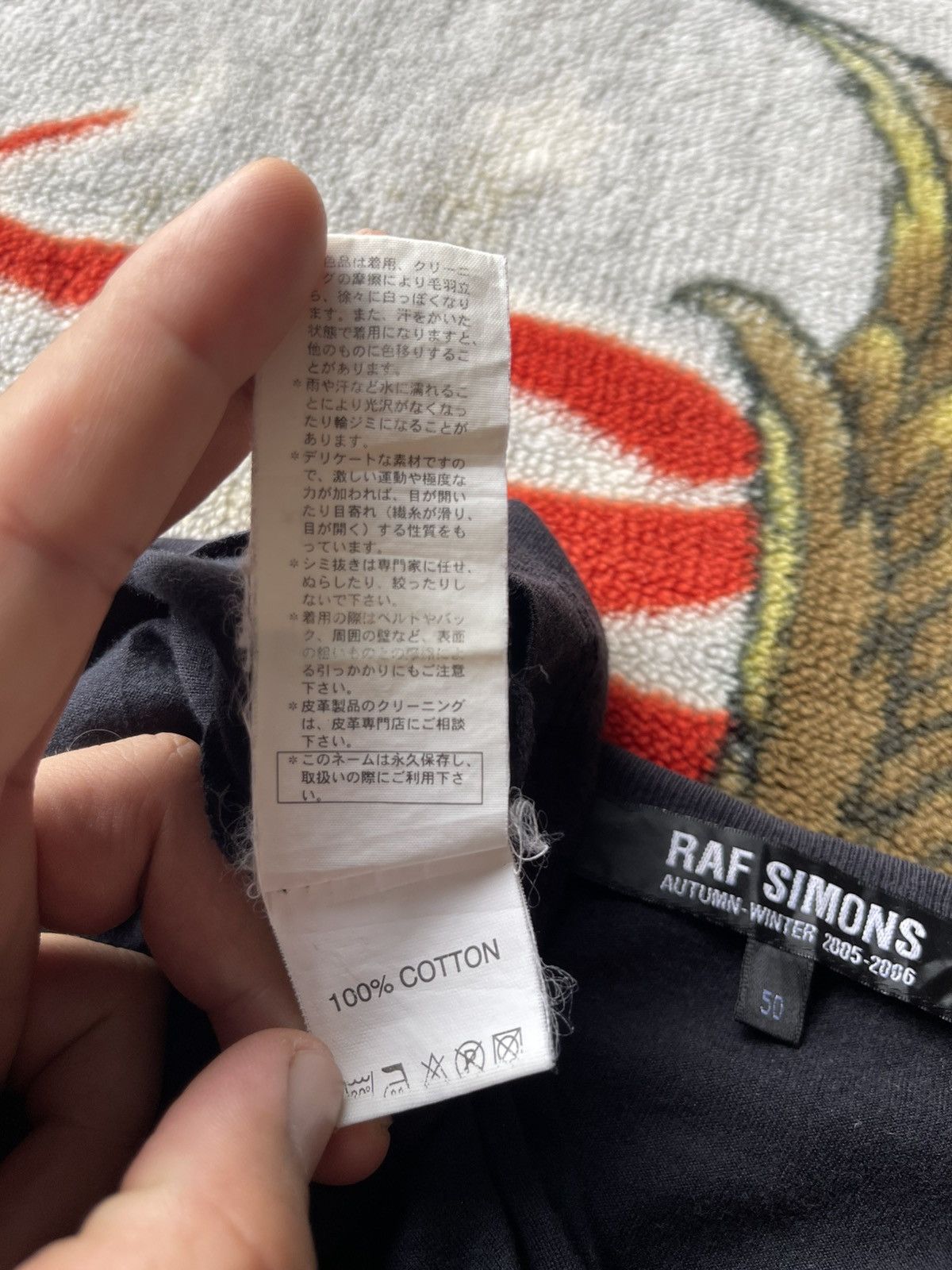 Raf Simons A/W 2005-2006 Raf Simons R Small Logo Long Sleeve Tee Size US S / EU 44-46 / 1 - 13 Thumbnail
