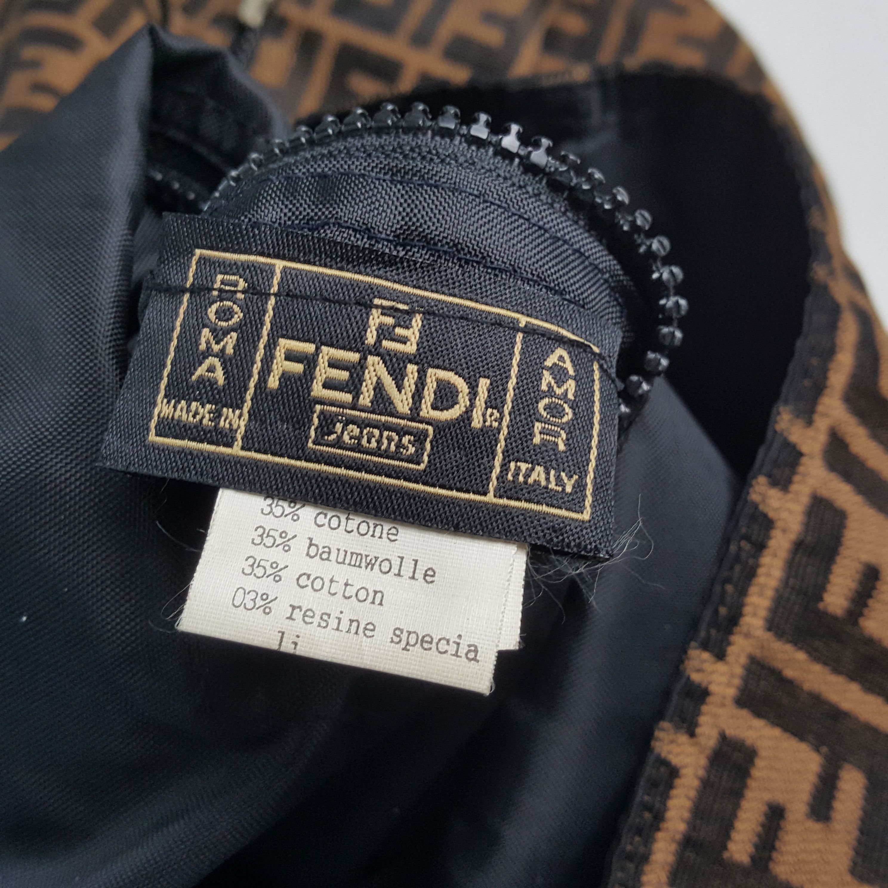 Fendi Vintage FENDI Italian Brand Monogram Reversible Jacket Size US L / EU 52-54 / 3 - 11 Thumbnail