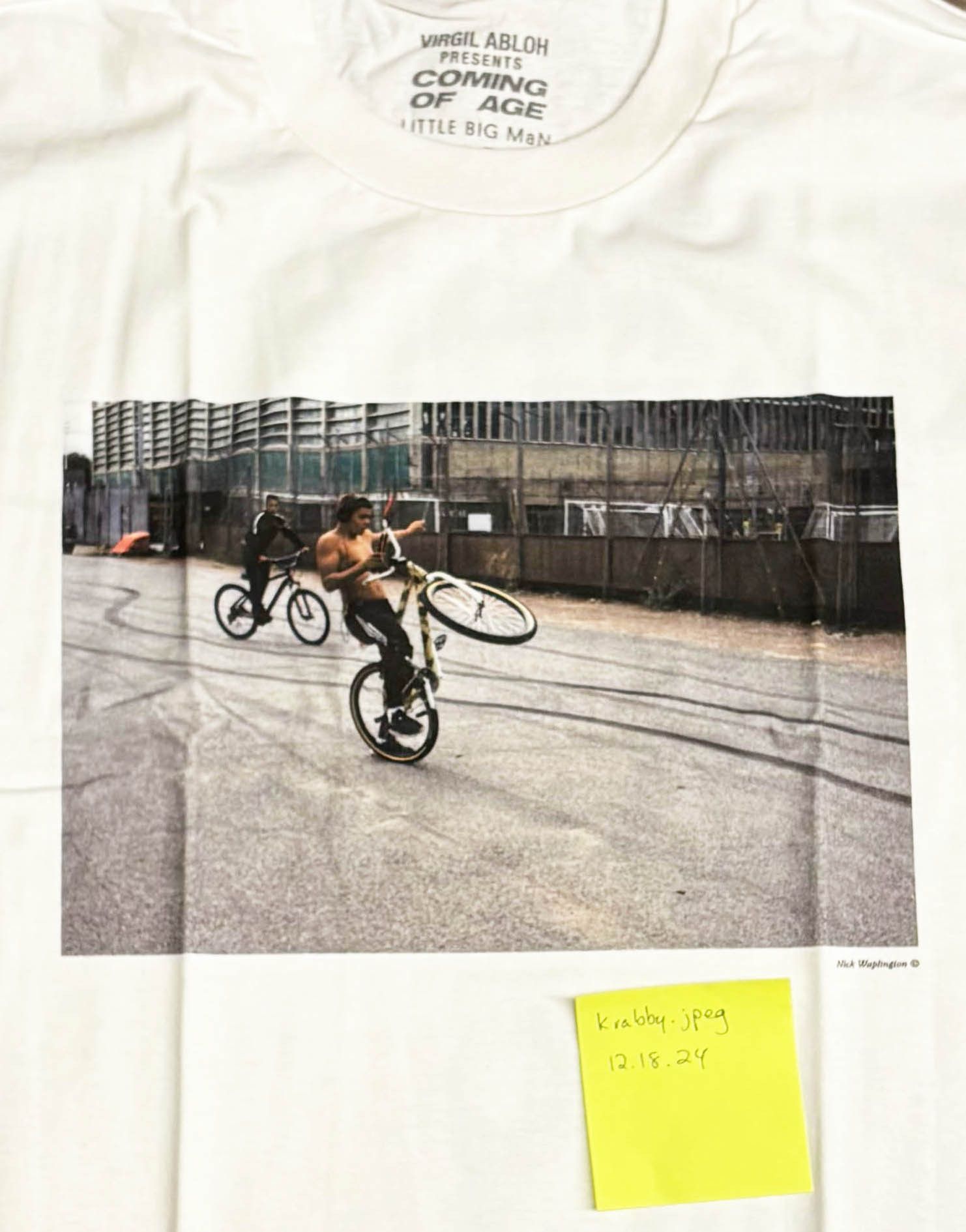 B).Stroy × Virgil Abloh bstroy 2020 State Of Emergency Tee (1/60  
