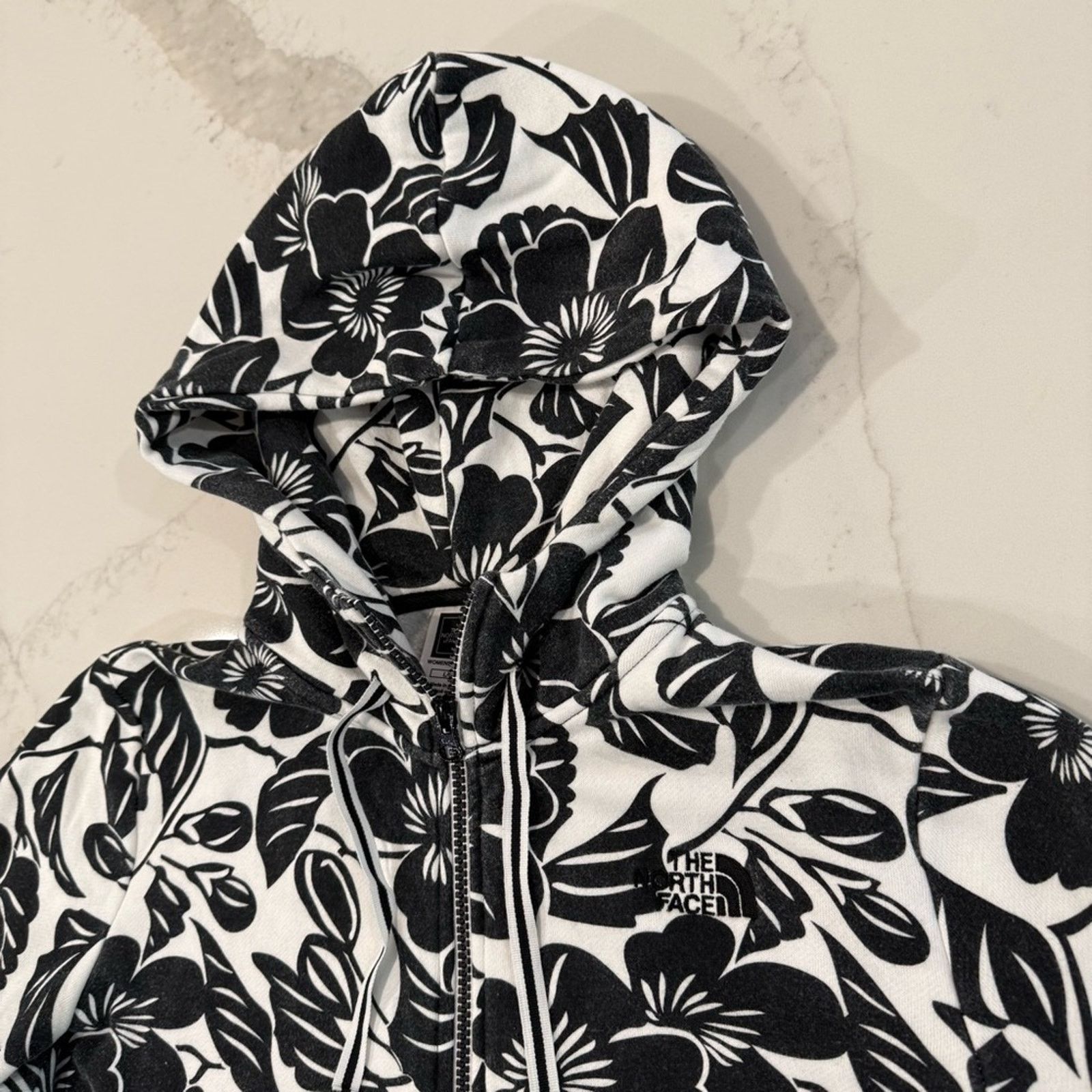 The North Face The North Face Floral FullZip Hoodie Sweatshirt Womens Large Size L / US 10 / IT 46 - 3 Thumbnail