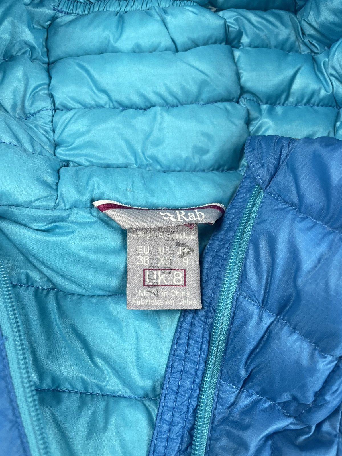 Rab Rab Women’s Microlight Alpine XS Down Jacket Blue Hiking eg Size XS / US 0-2 / IT 36-38 - 3 Thumbnail