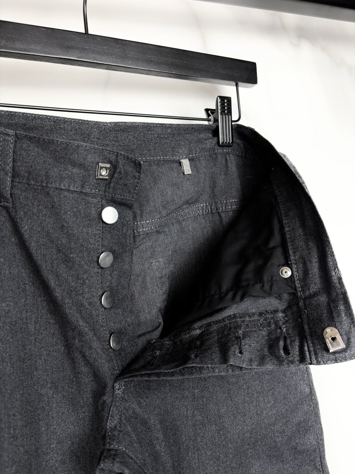 Dior Dior Homme Dark Gray Stretch Cotton Jeans KVA Size US 28 / EU 44 - 7 Thumbnail