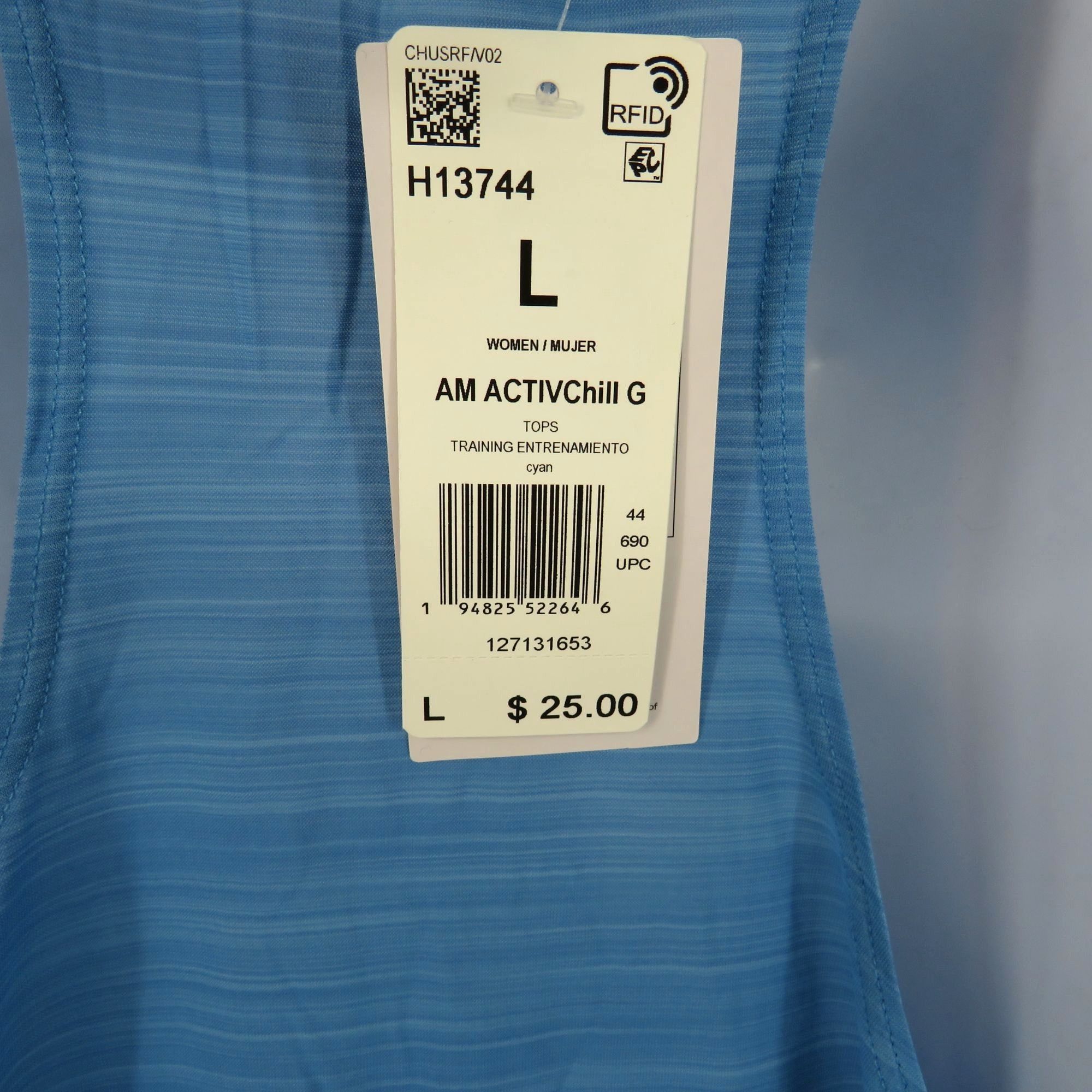 Reebok Reebok Women's Core 10 Blue Tank Top Large NWT $25 Size L / US 10 / IT 46 - 3 Thumbnail