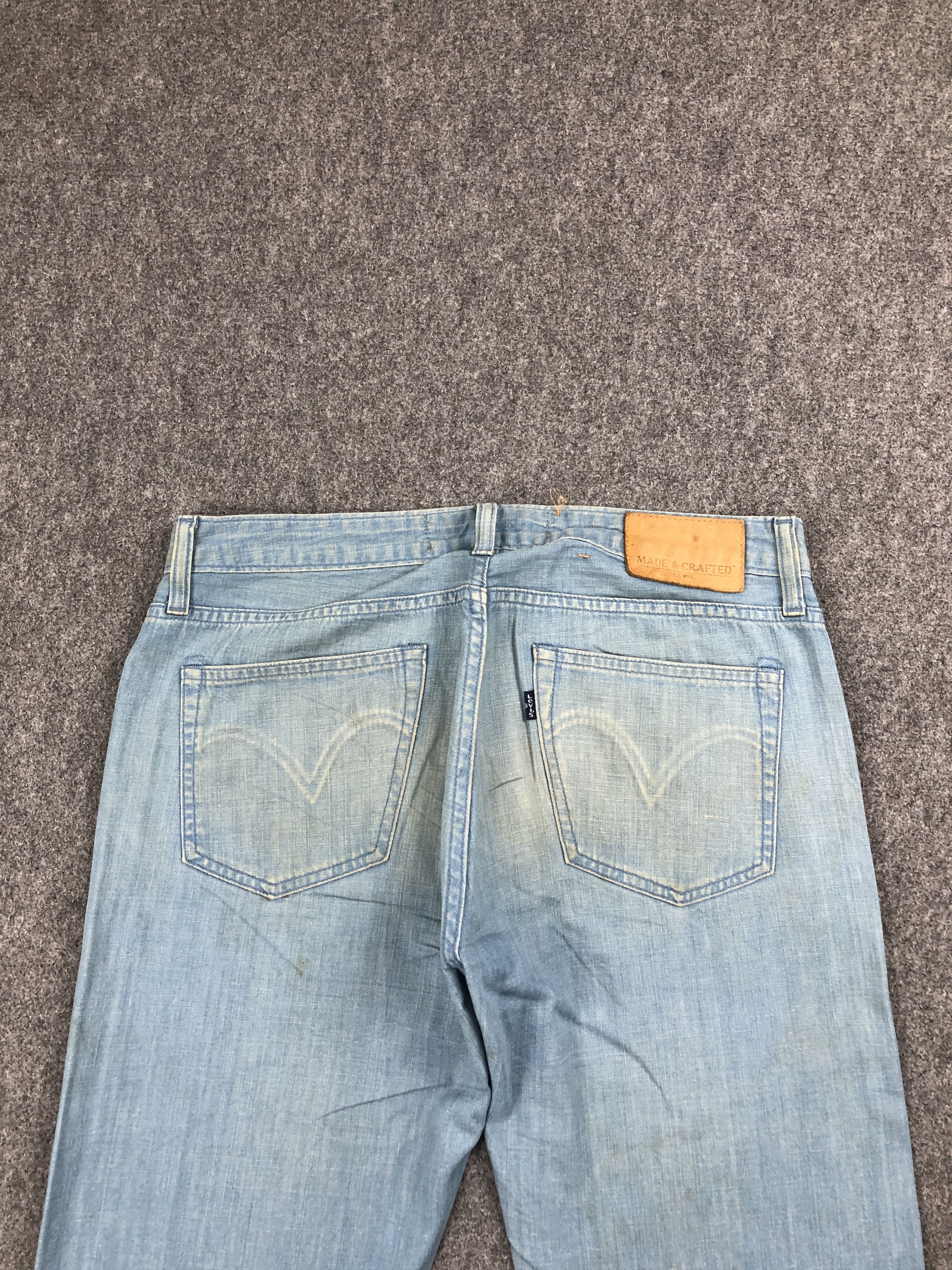 Levi's Vintage Levis Black Tab Made Crafted Light Wash Jeans DP2473 Size US 31 - 4 Thumbnail