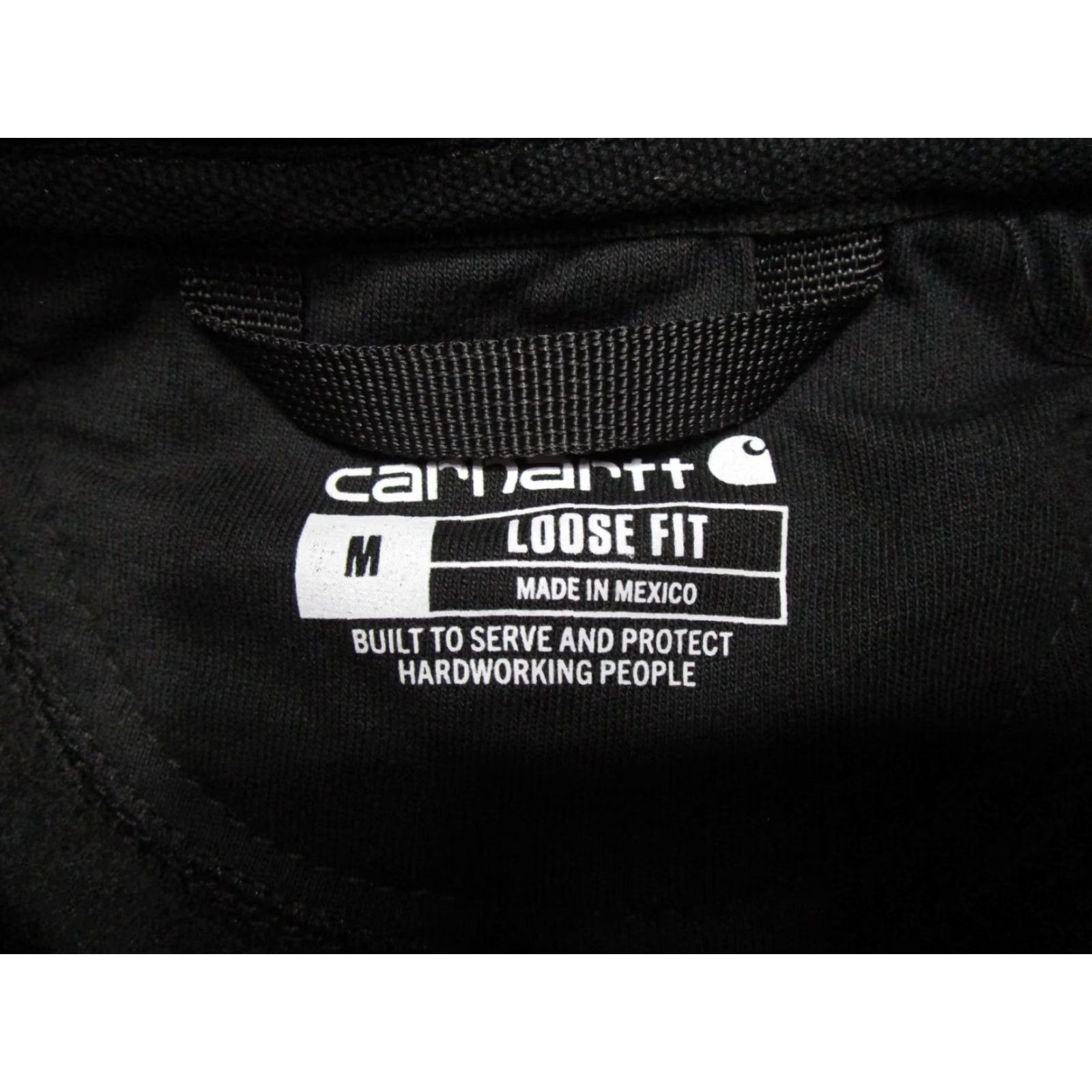 Carhartt Carhartt Sweatshirt XL Black 1/4 Zip Mock Neck Mens Midweight Pullover 1/4 Zip All Seasons Logo Zipper Size US XL / EU 56 / 4 - 2 Thumbnail