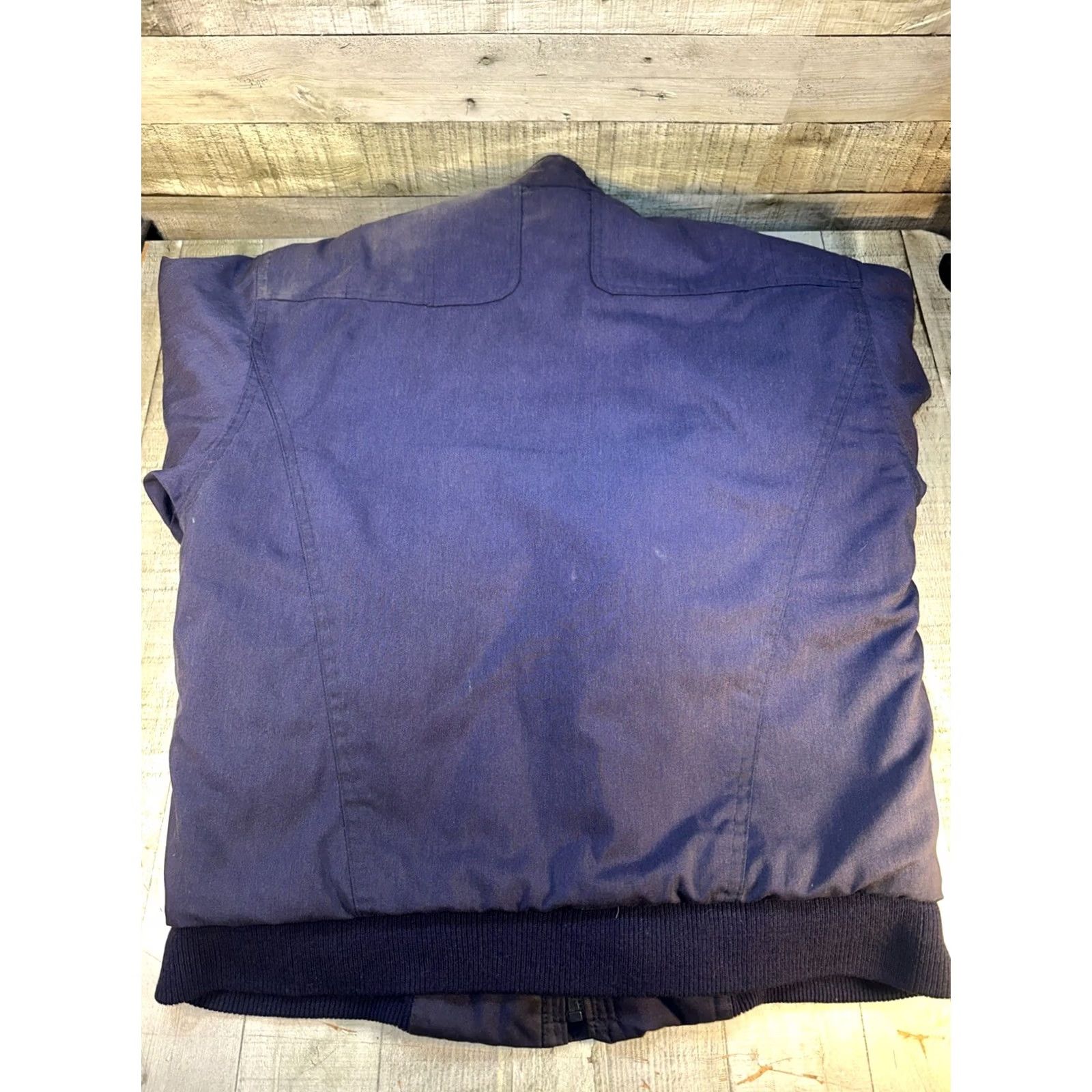 Vintage Preslow Original Sherpa Lined Work Jacket 42 Navy Blue Mexico Vintage Retro Jacket Mens Regular Size 42 Size US XS / EU 42 / 0 - 5 Thumbnail