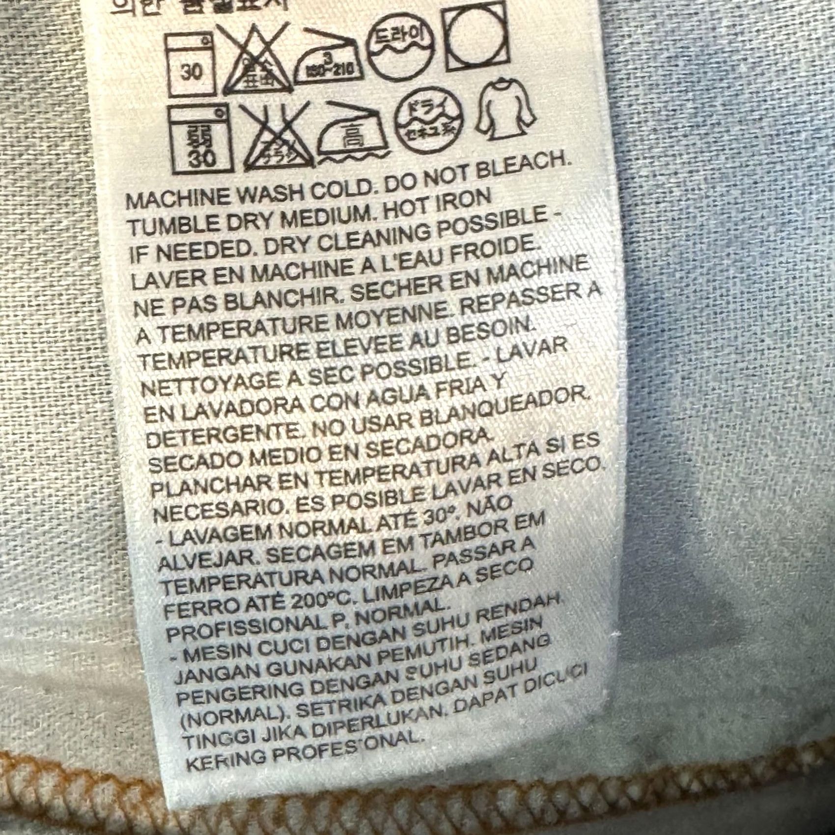 Levi's VINTAGE Levi's 505 Jeans Mens 34x29 Blue Denim Distressed Straight Leg Medium Wash Pants Size US 34 / EU 50 - 7 Thumbnail