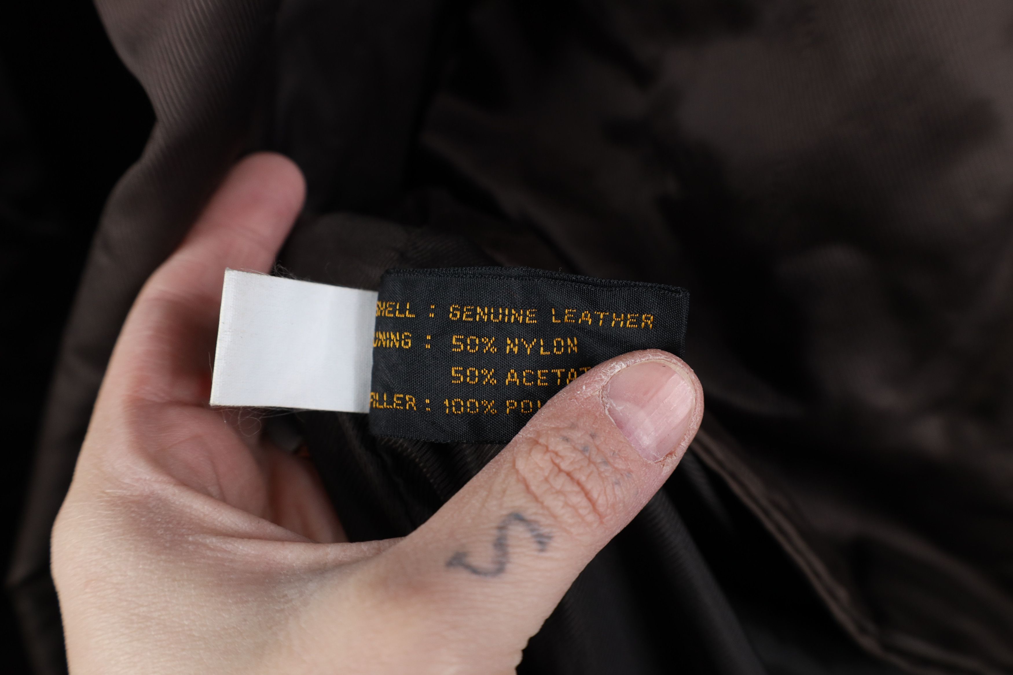 Vintage 90s Streetwear Heavy Leather Chore Jacket Black